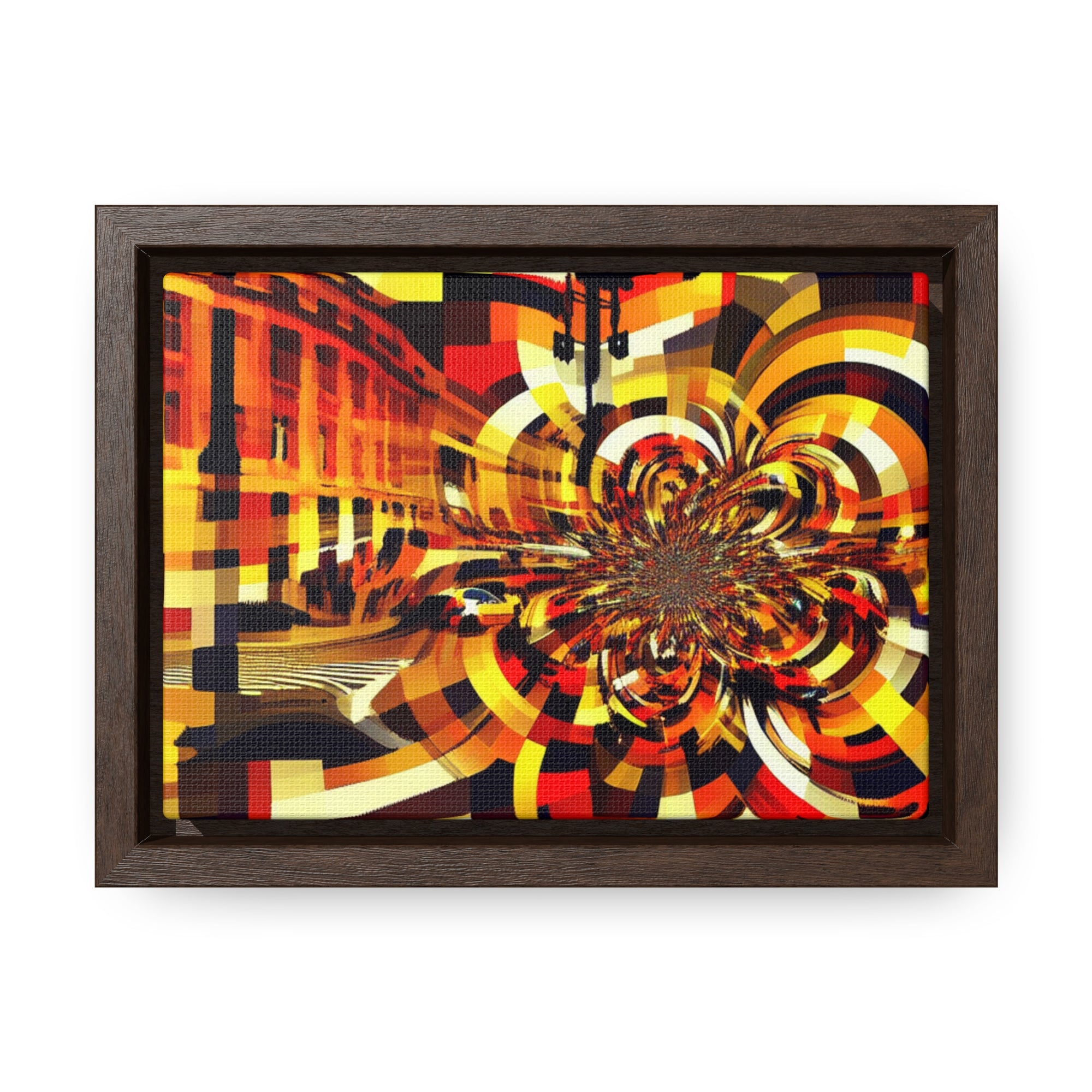 Urban Rhythm and Pulse | Framed Canvas