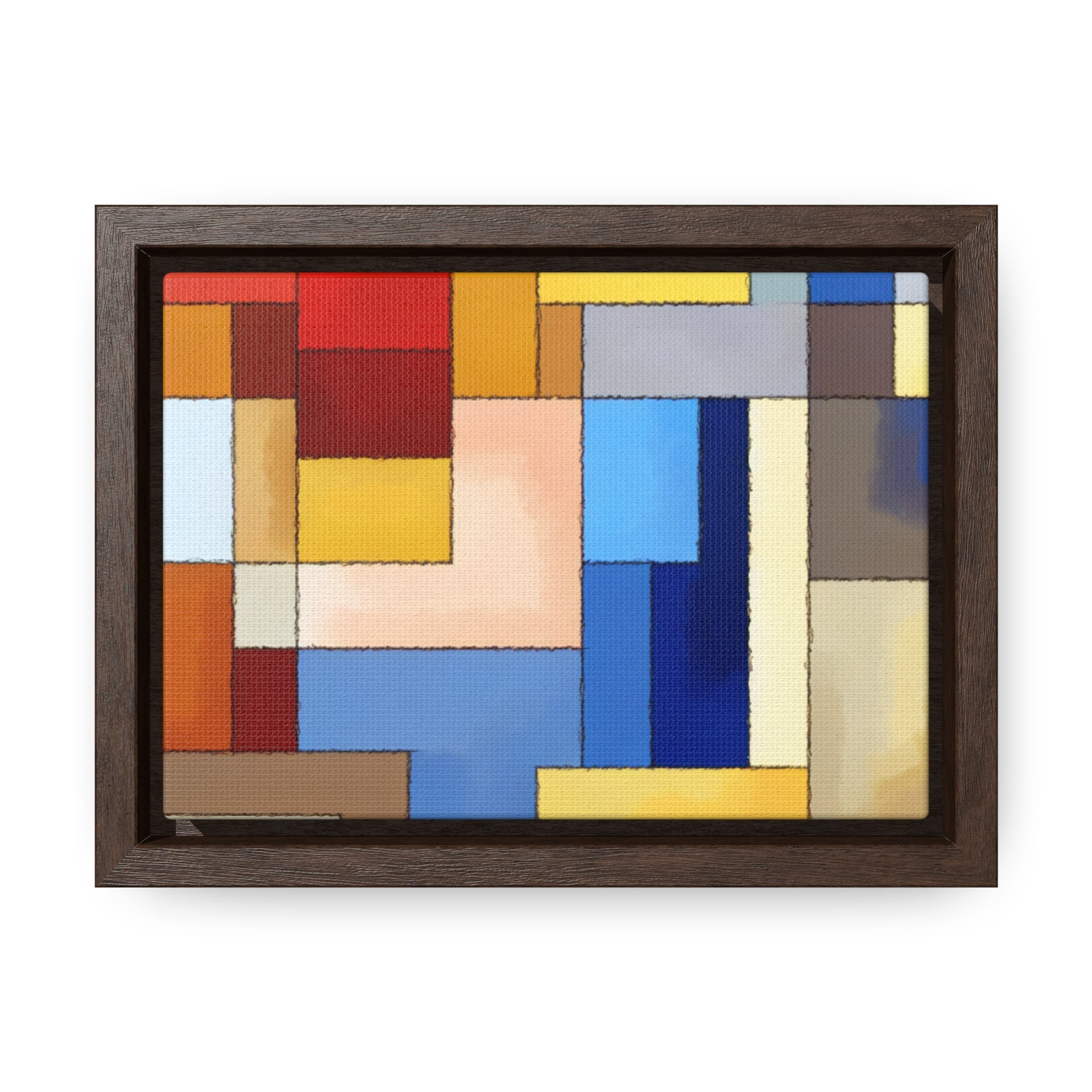 Fragmented Resonance | Framed Canvas