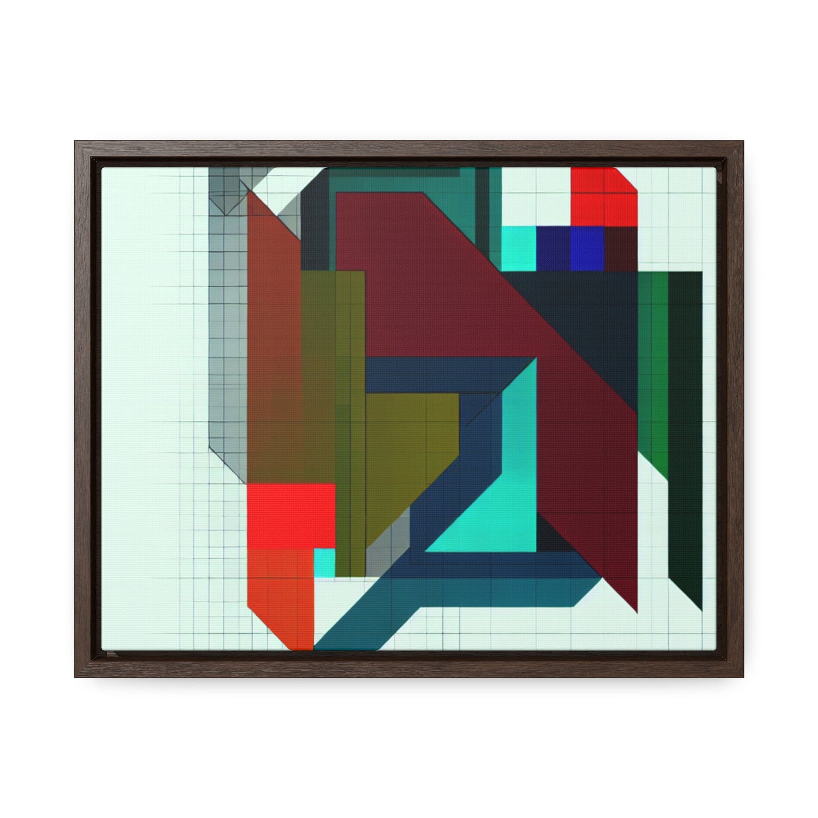 Fractured Harmony and Motion | Framed Canvas