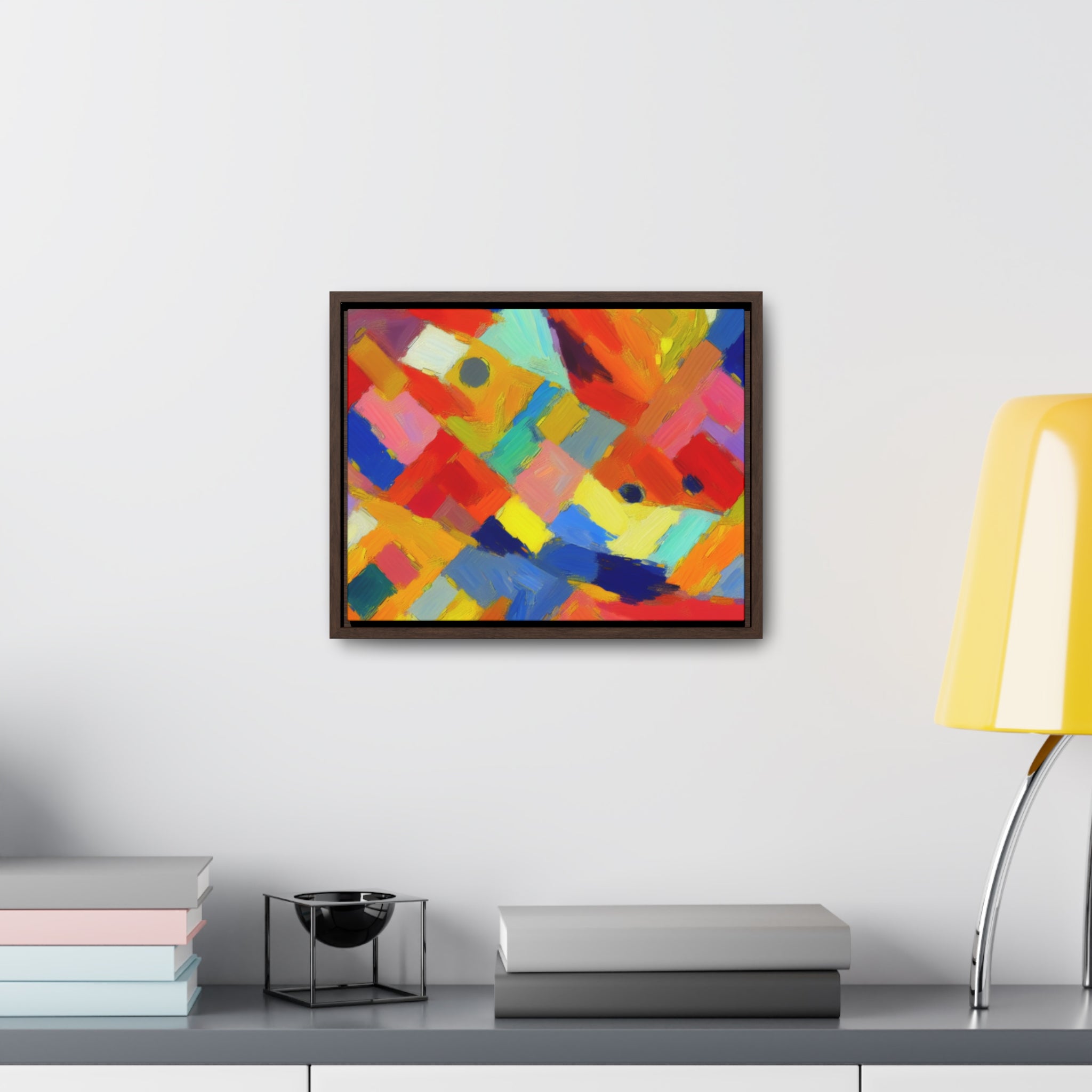 Dynamic Harmony in Color | Framed Canvas