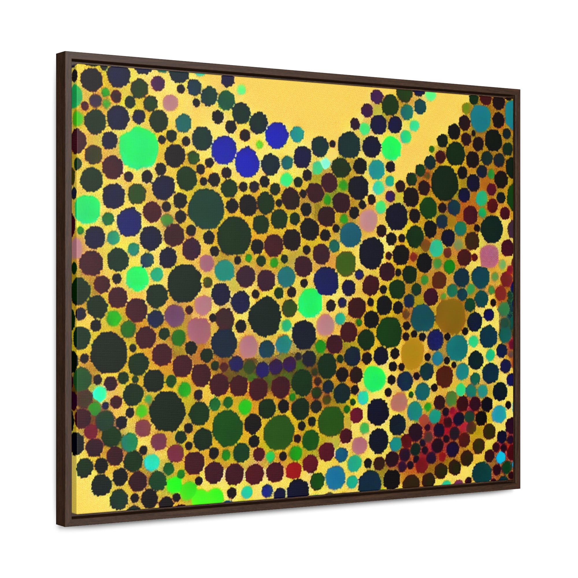 Circles of Cosmic Flow | Framed Canvas