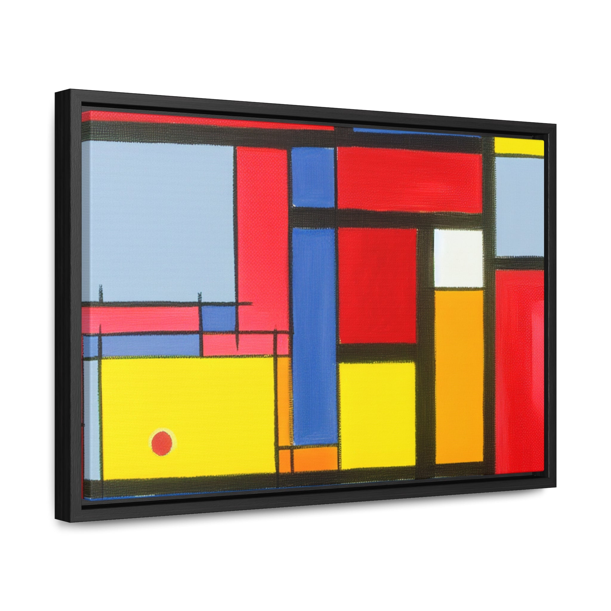 Primary Harmony and Tension | Framed Canvas