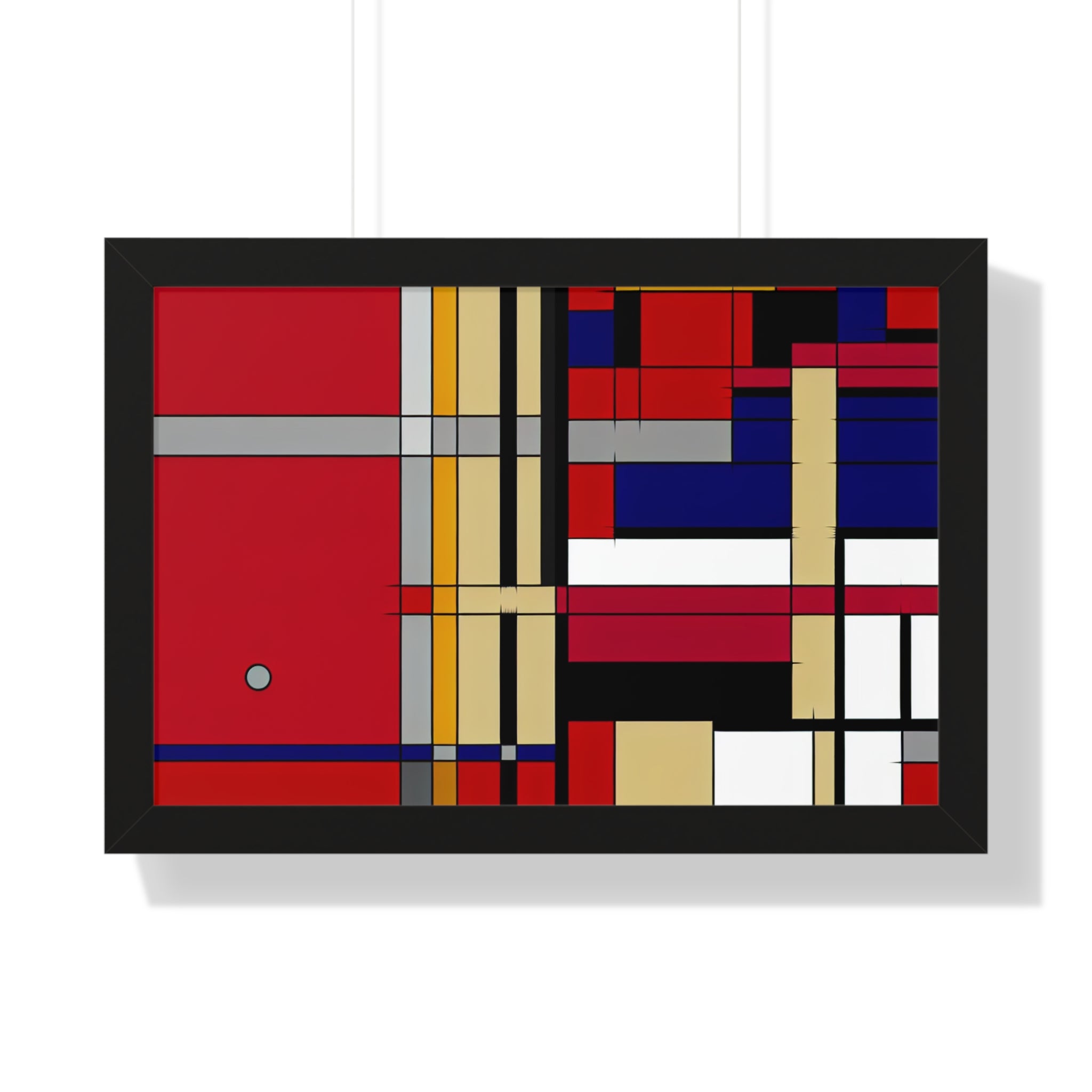 Dynamic Harmony of Shapes | Framed Print