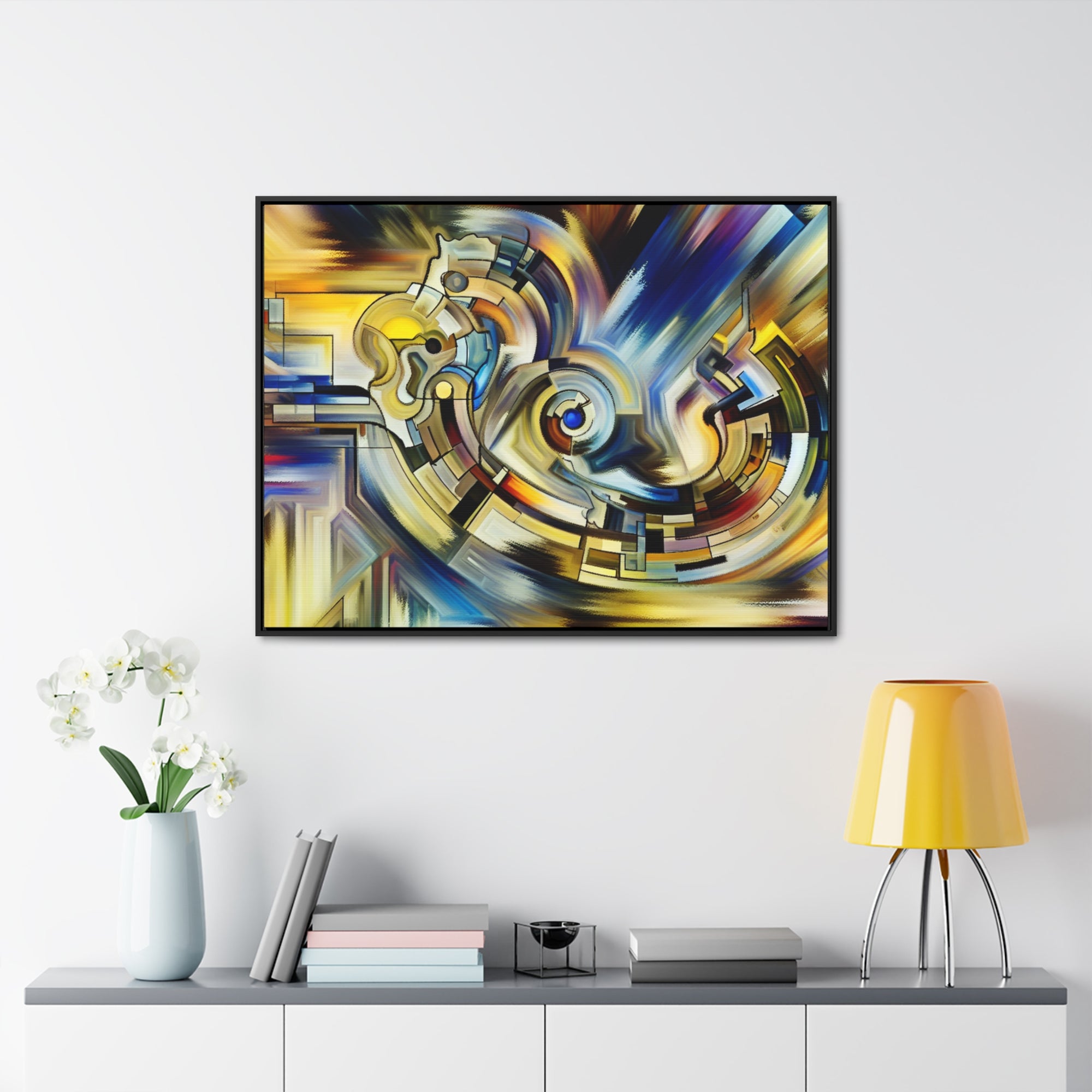 Kinetic Symphony of Chaos | Framed Canvas