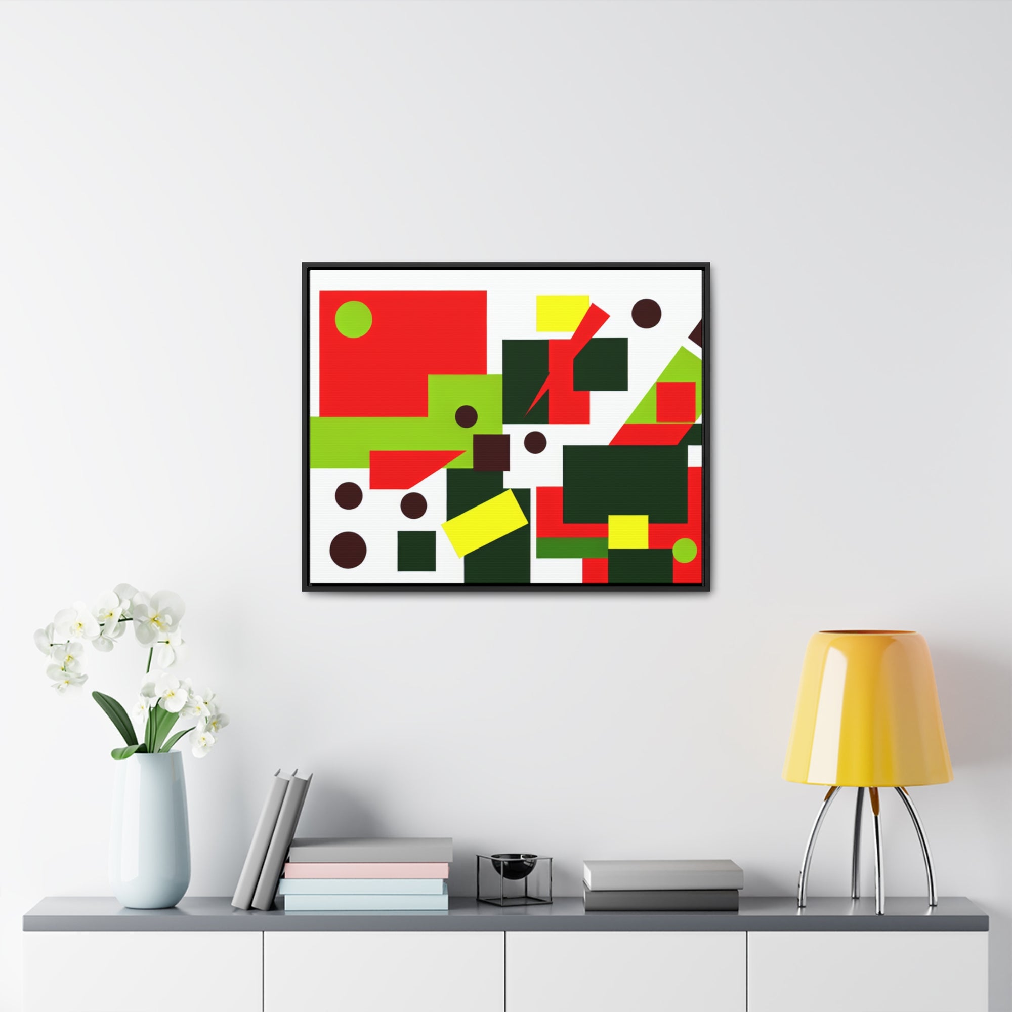 Chromatic Chaos and Order | Framed Canvas