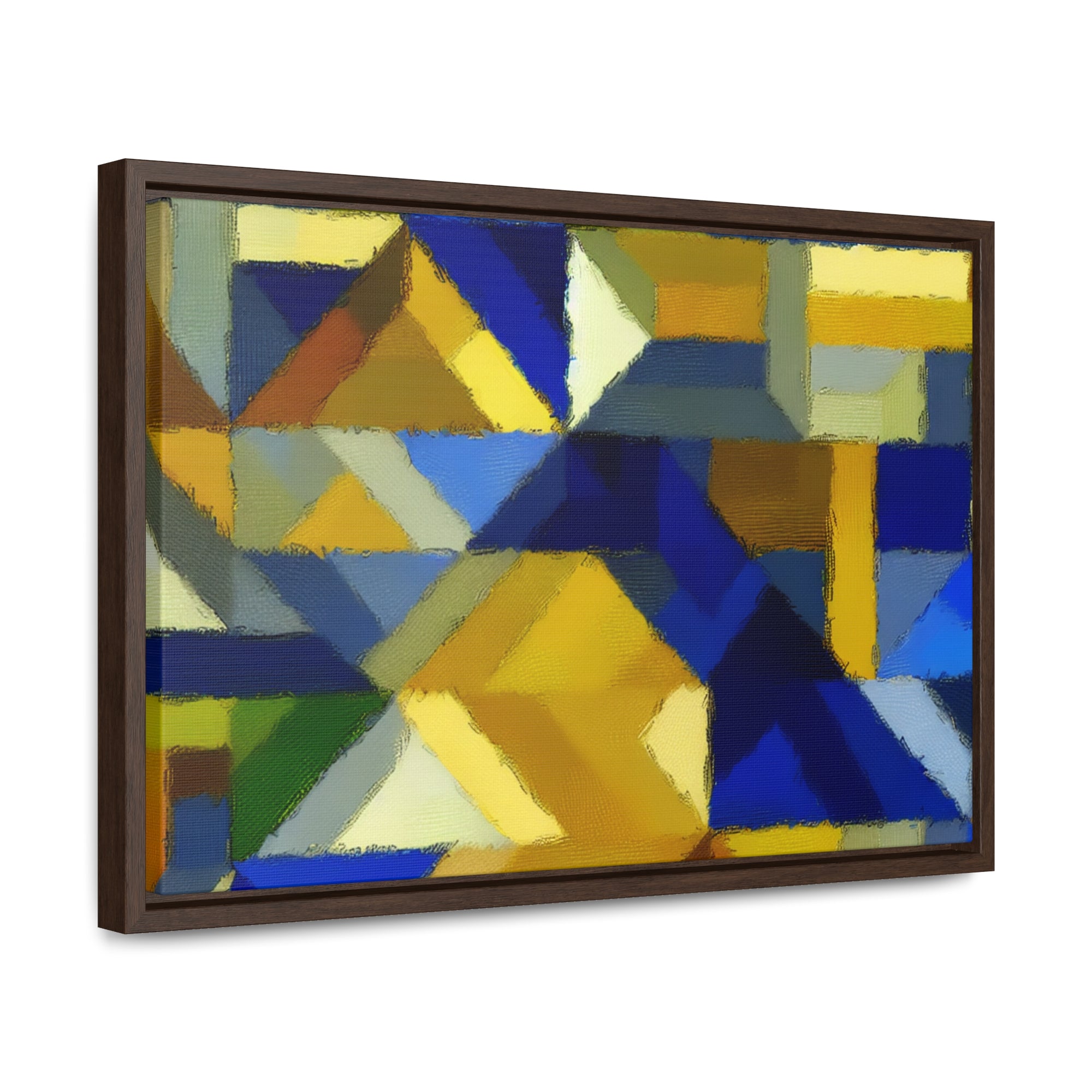 Fractured Vibrance and Motion | Framed Canvas