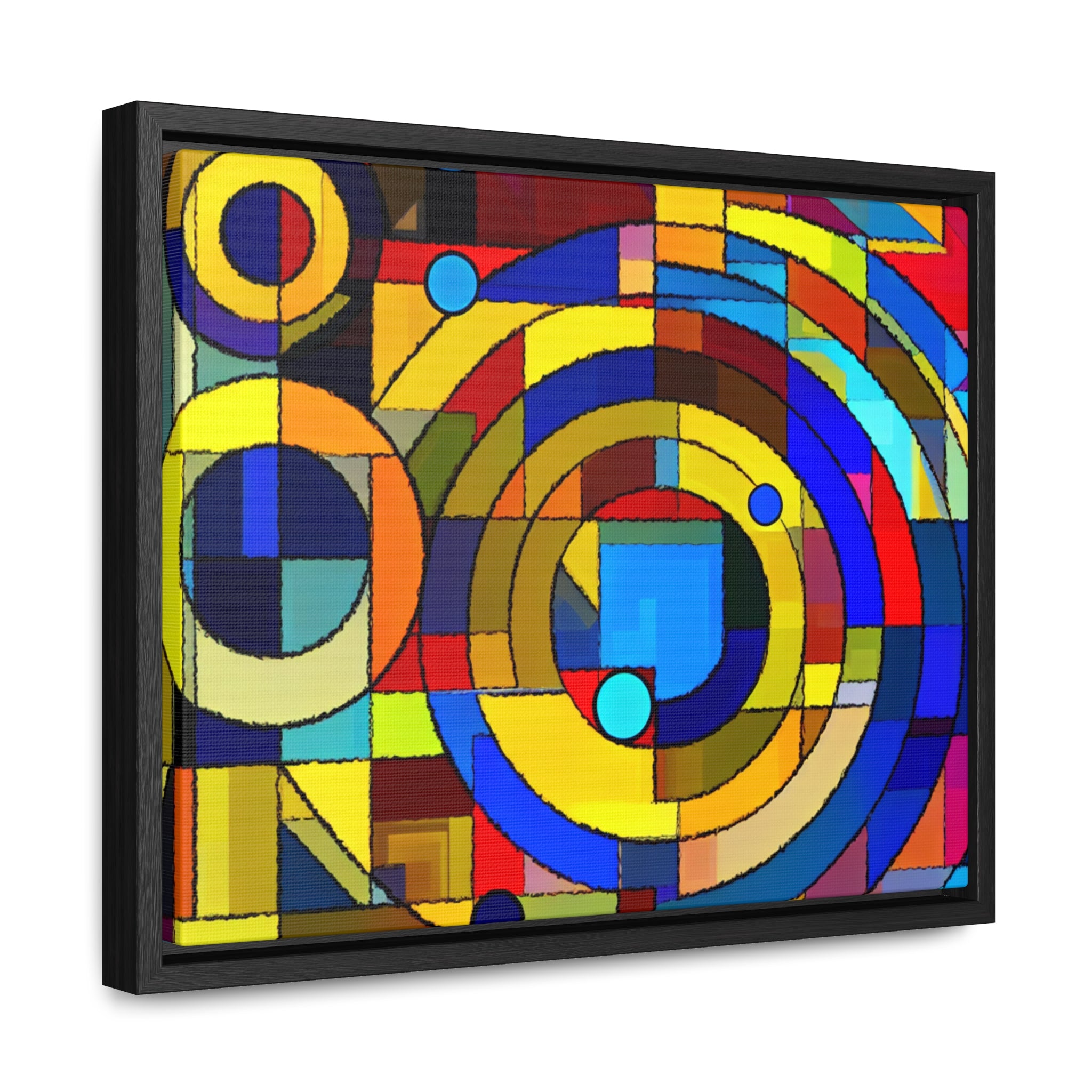 Dynamic Chaos and Harmony | Framed Canvas