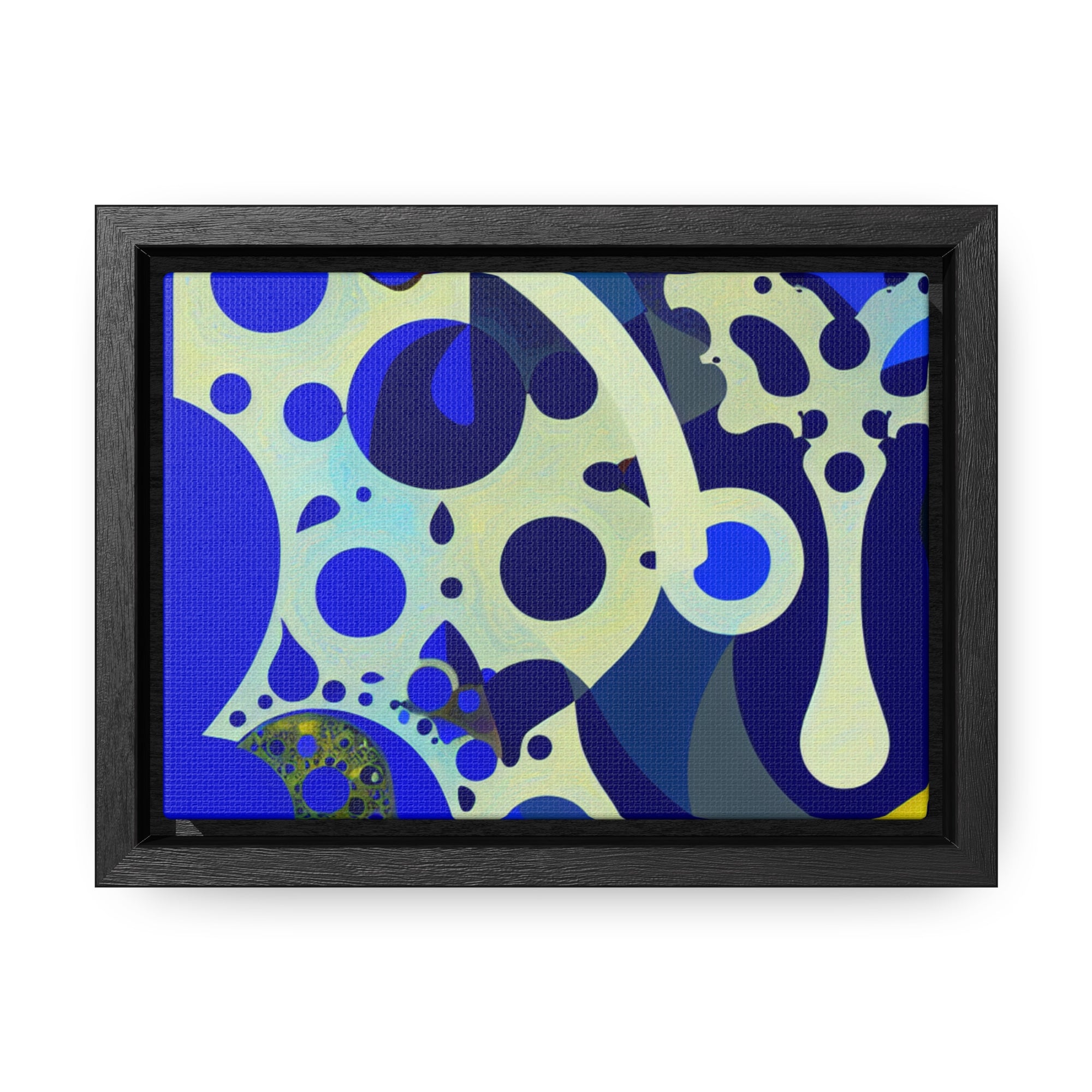 Fluid Dreams and Shadows | Framed Canvas