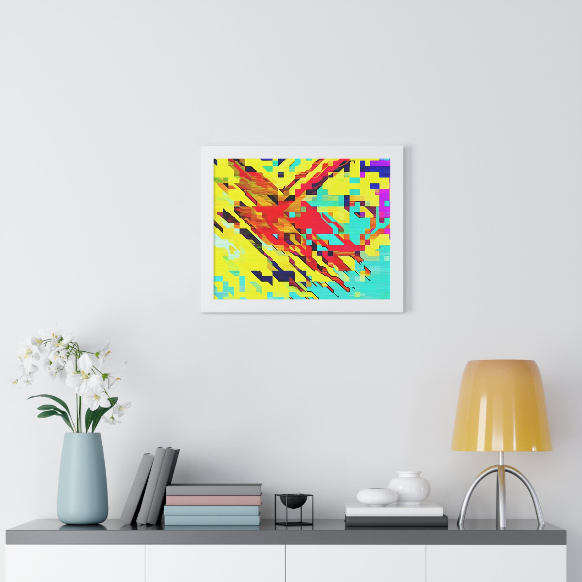 Euphoria in Pixels | Framed Print