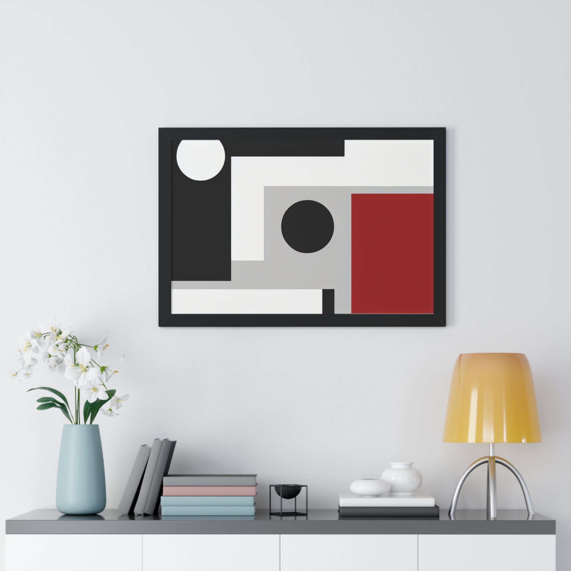 Geometric Reverie and Contrast | Framed Print