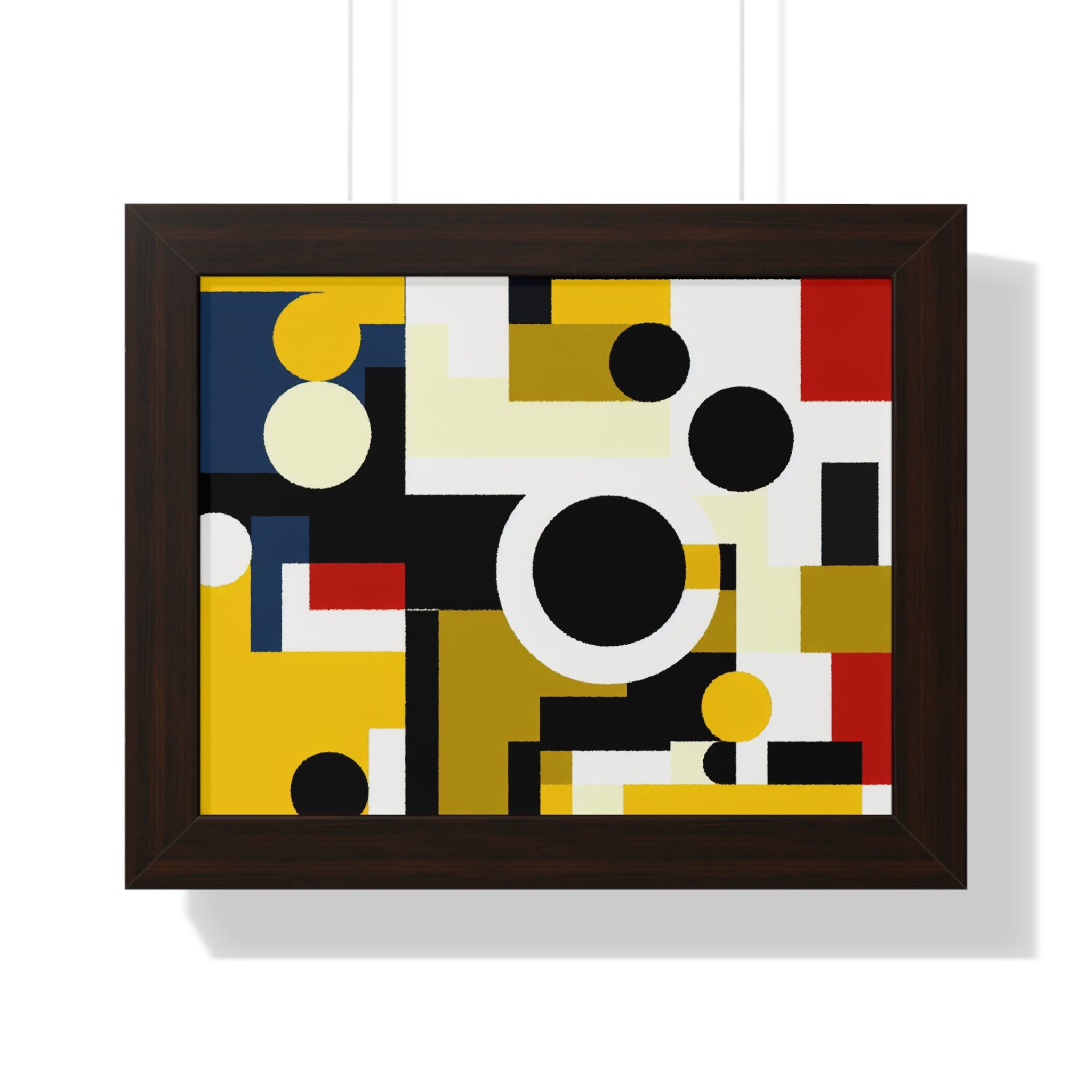 Energized Geometric Harmony | Framed Print