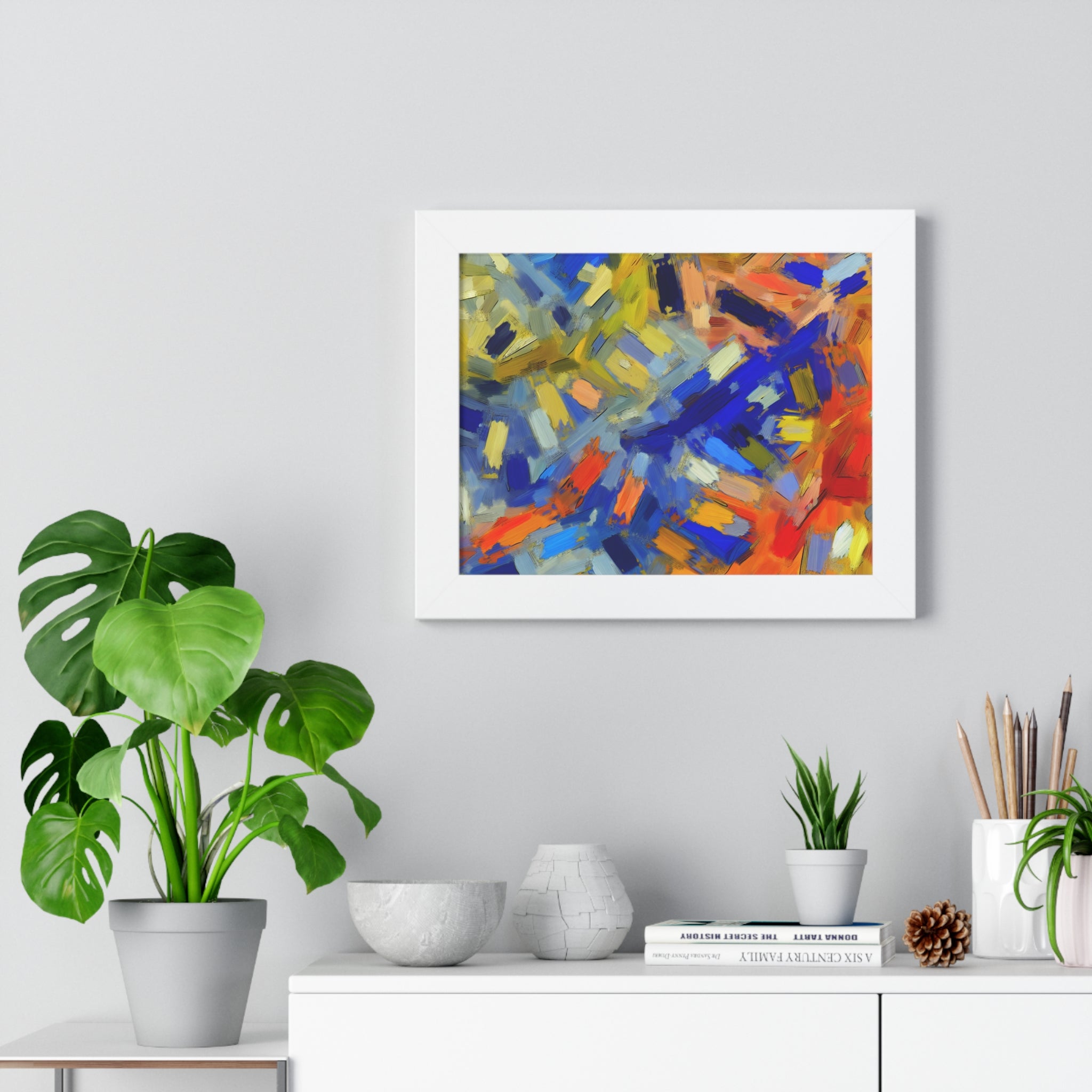 Chromatic Dance of Emotion | Framed Print