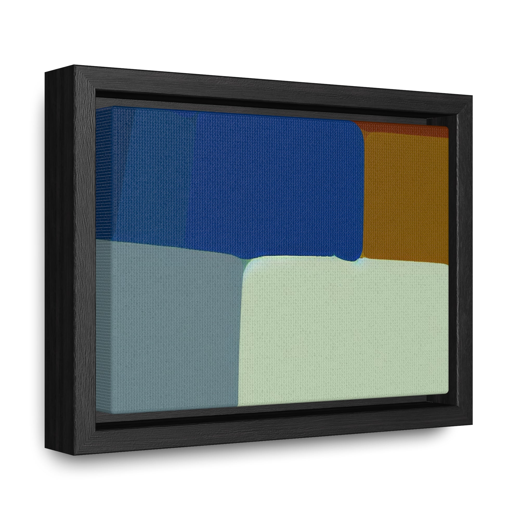 Fluid Harmony and Depth | Framed Canvas