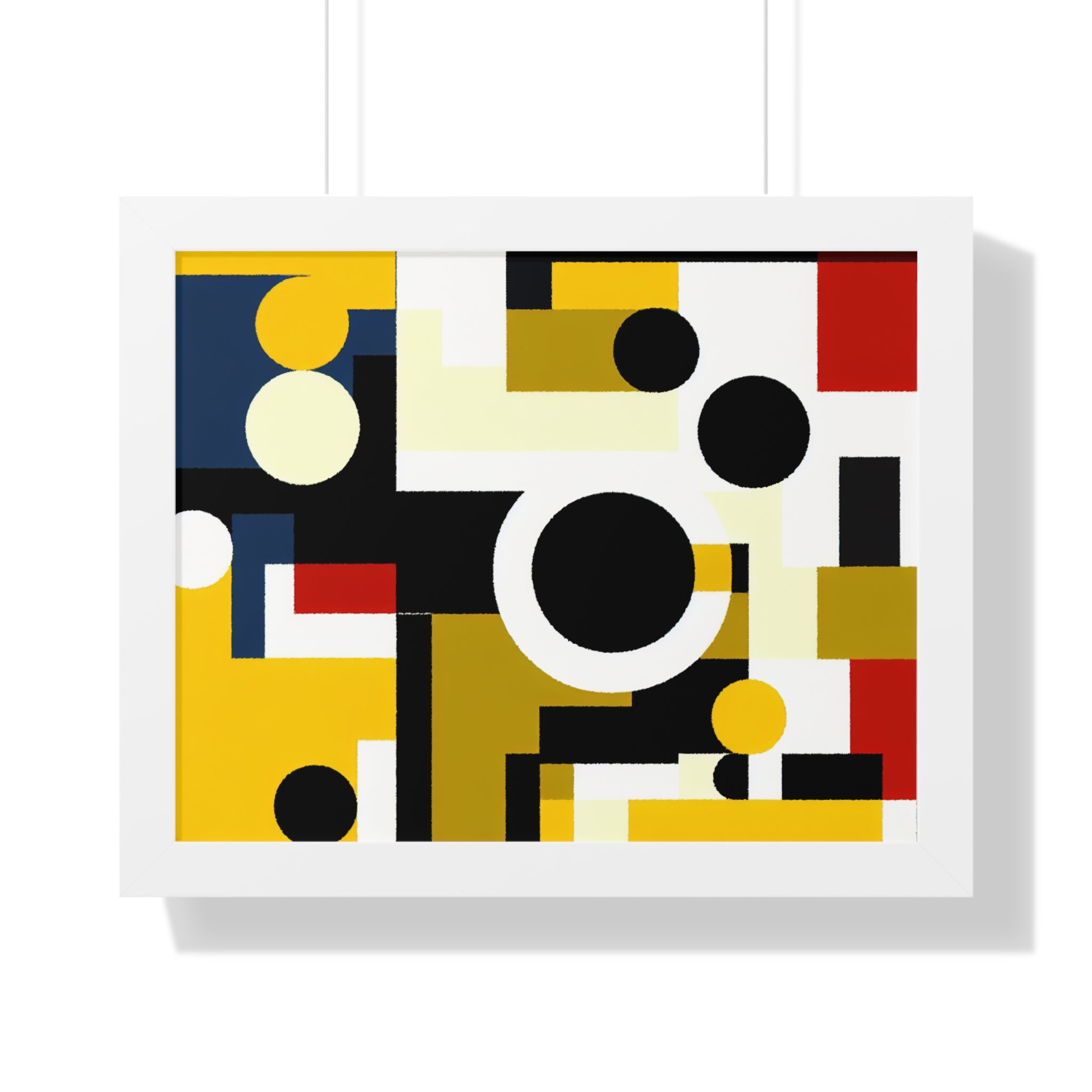 Energized Geometric Harmony | Framed Print