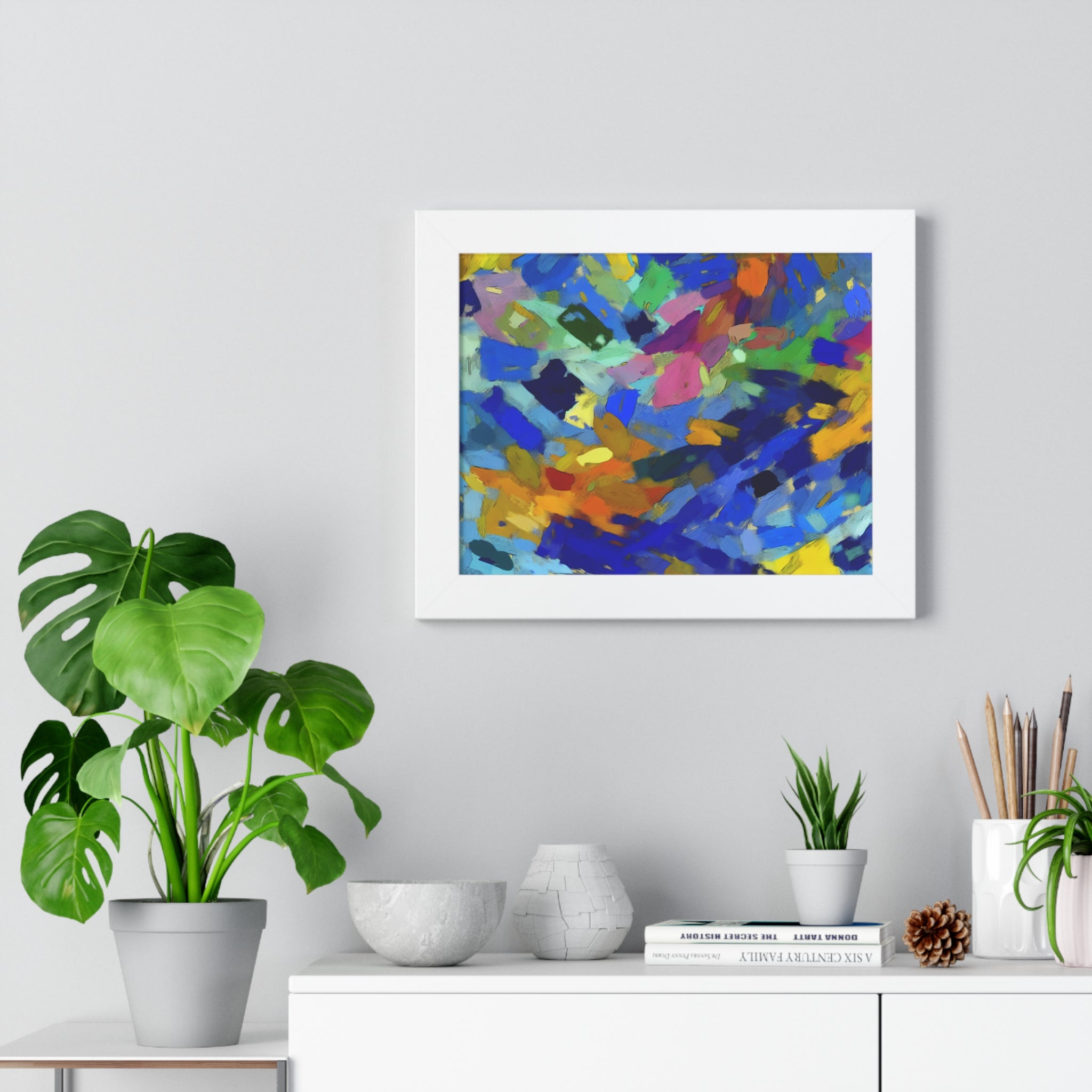 Elysian Whirl and Drift | Framed Print