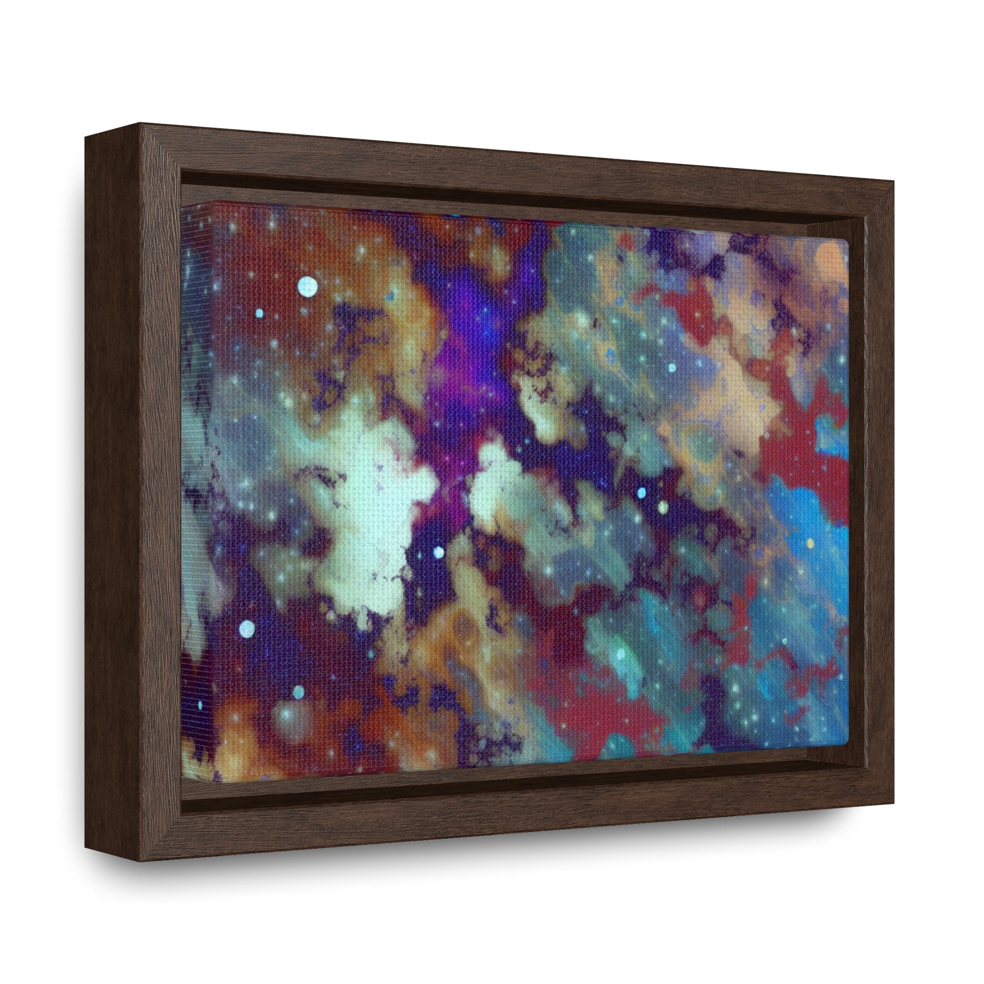 Stellar Whispers and Cosmic Dreams | Framed Canvas