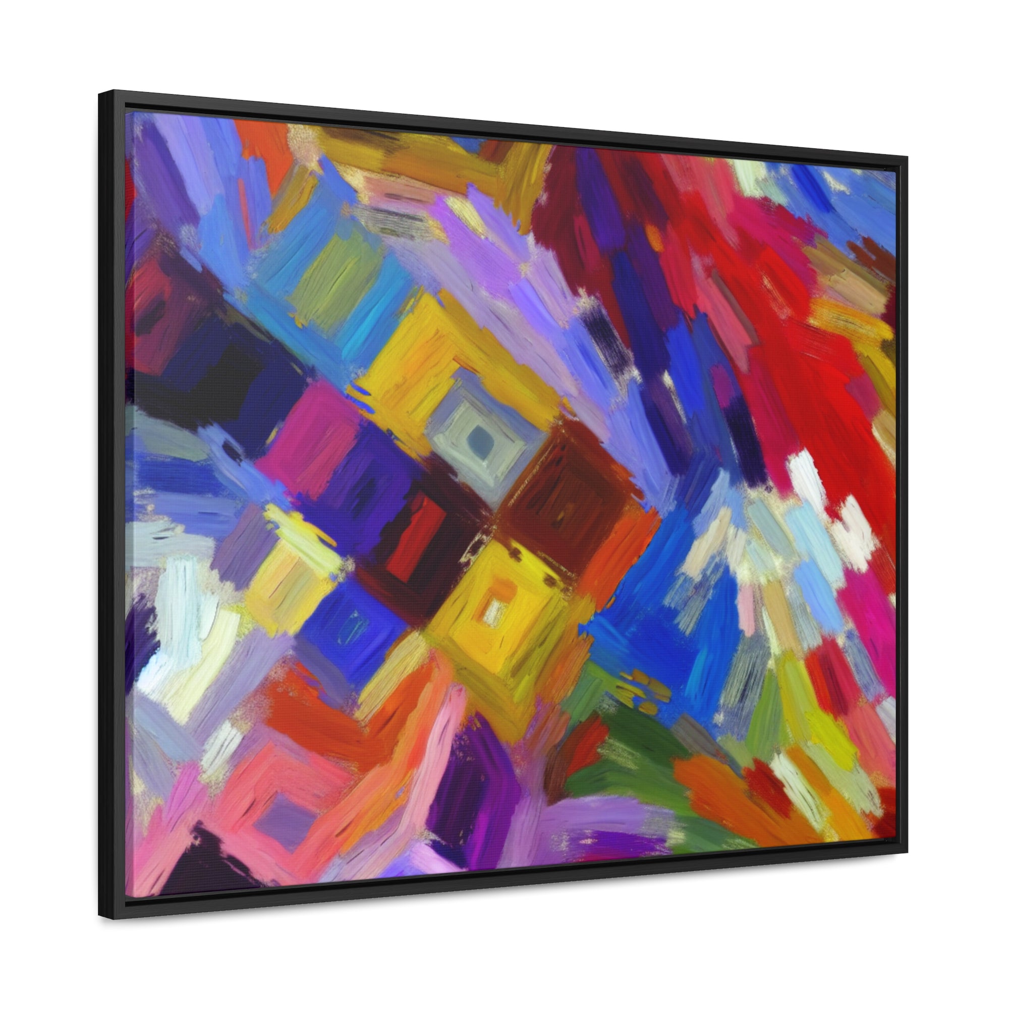 Chromatic Serenade | Framed Canvas