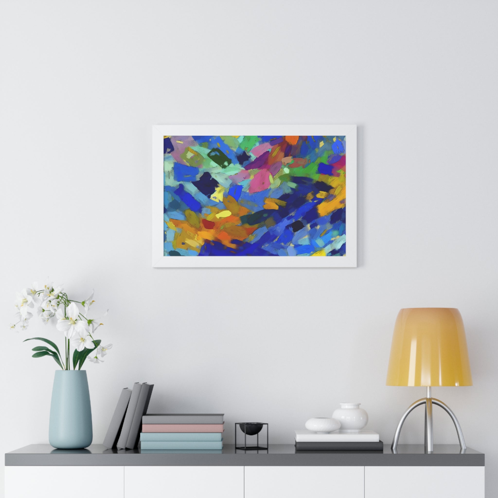 Elysian Whirl and Drift | Framed Print