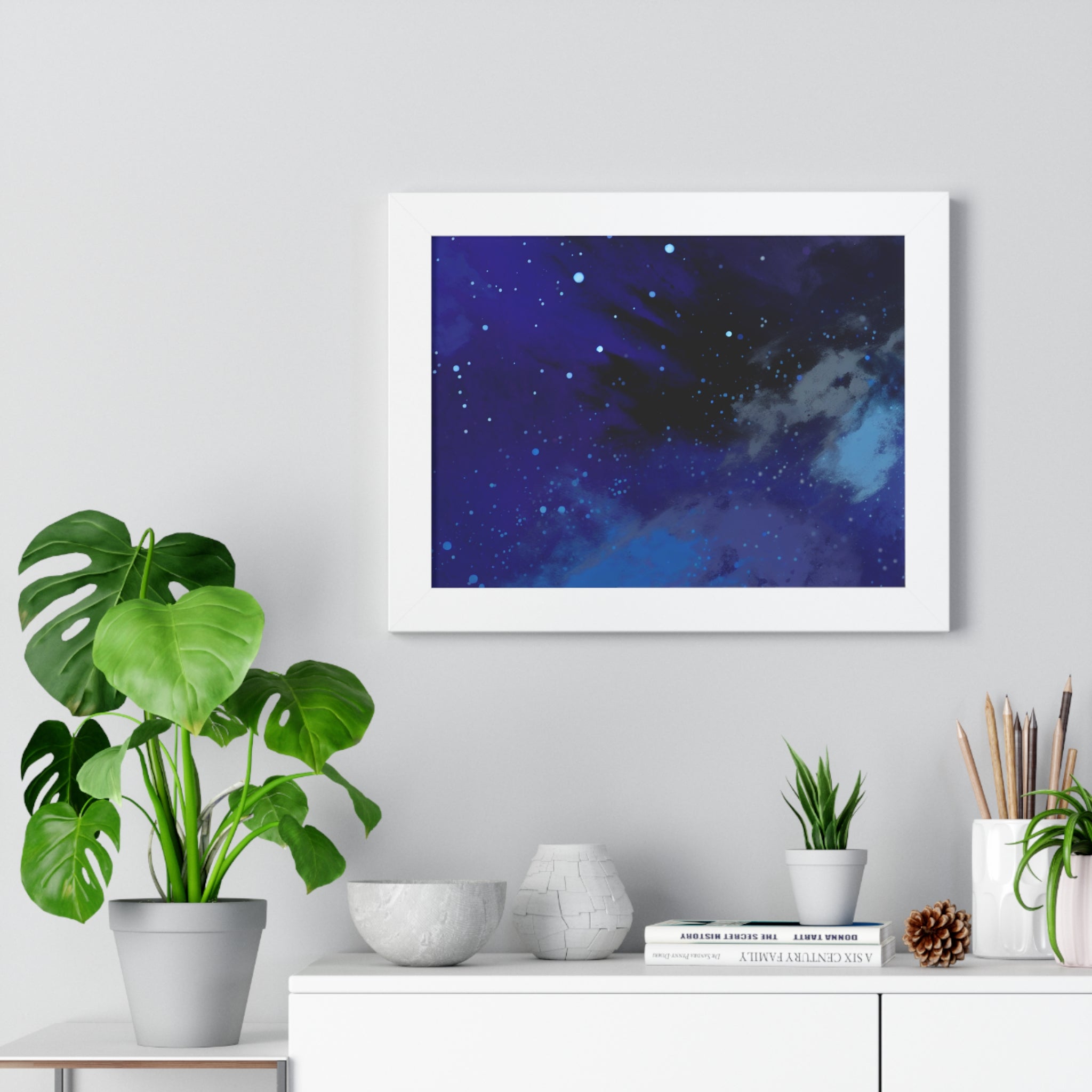 Ethereal Celestial Whirlwind | Framed Print