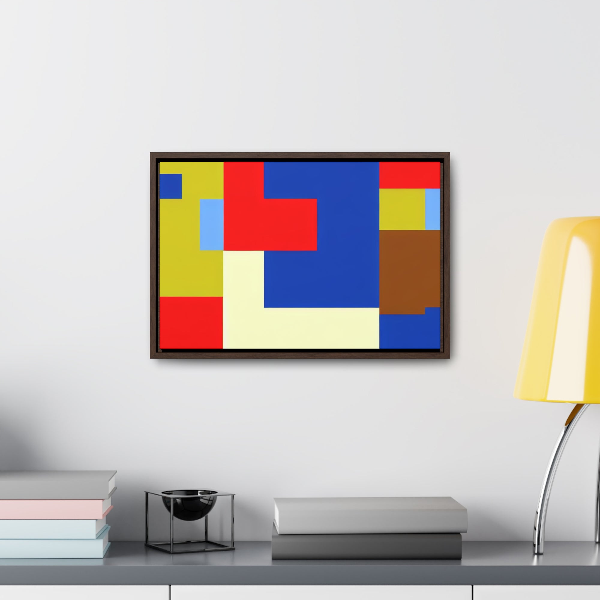 Harmony in Fragments | Framed Canvas