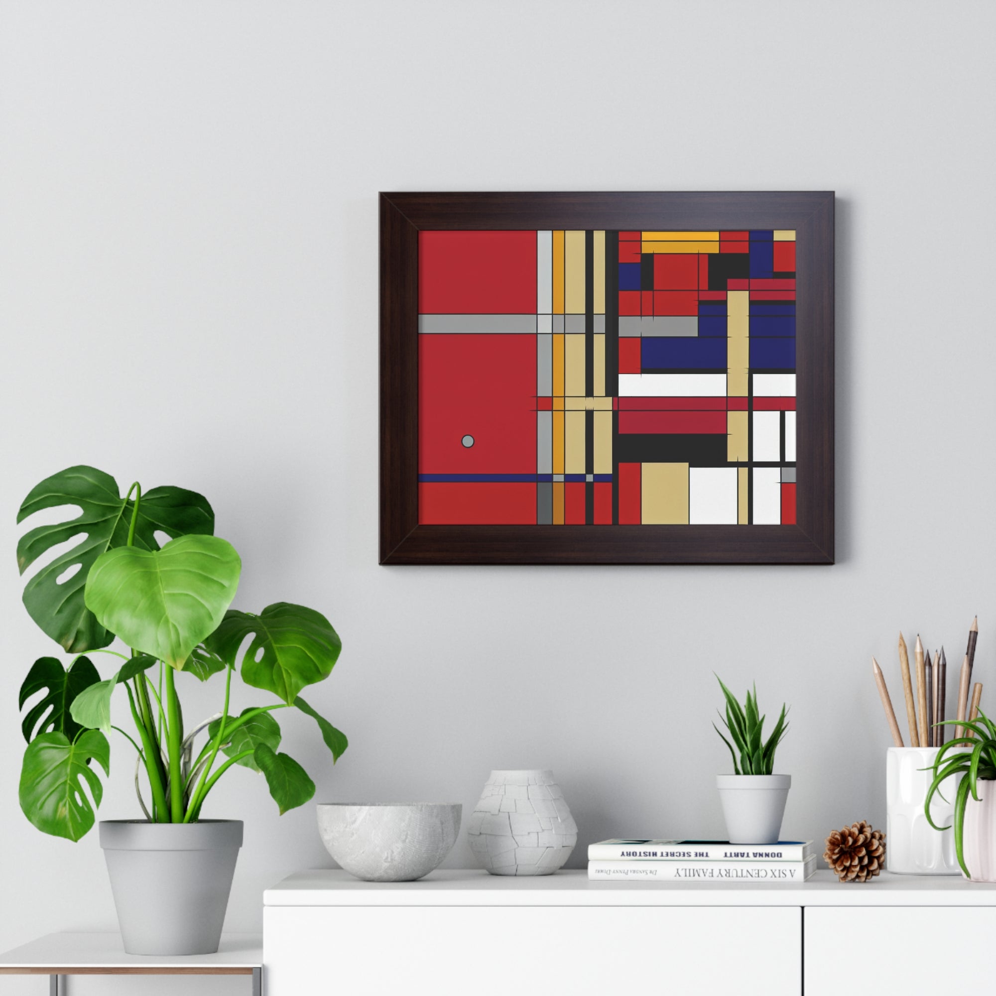 Dynamic Harmony of Shapes | Framed Print