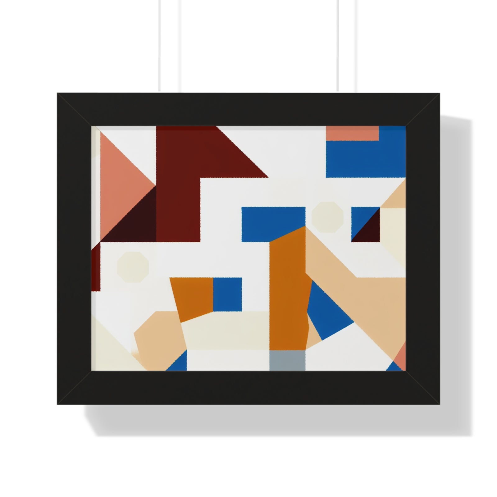 Rhythmic Fragments of Color | Framed Print