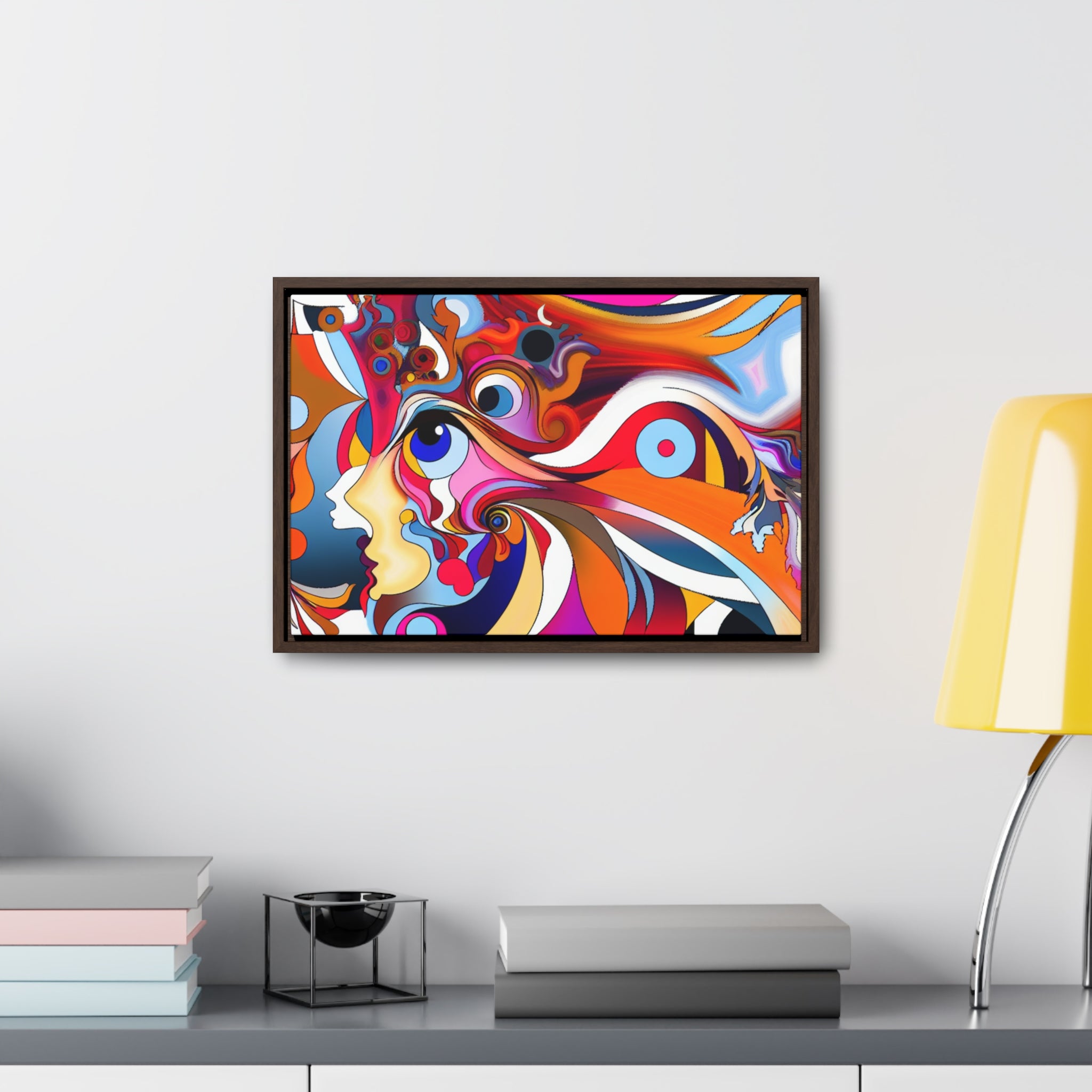 Chroma Dreamscape Fusion | Framed Canvas