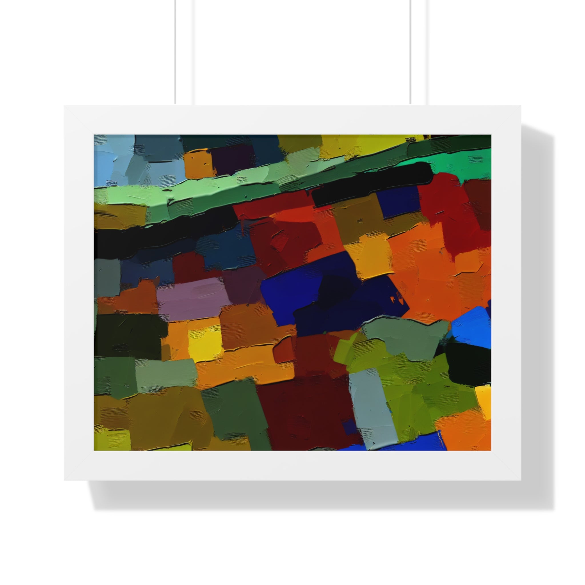 Chromatic Drift and Depth | Framed Print