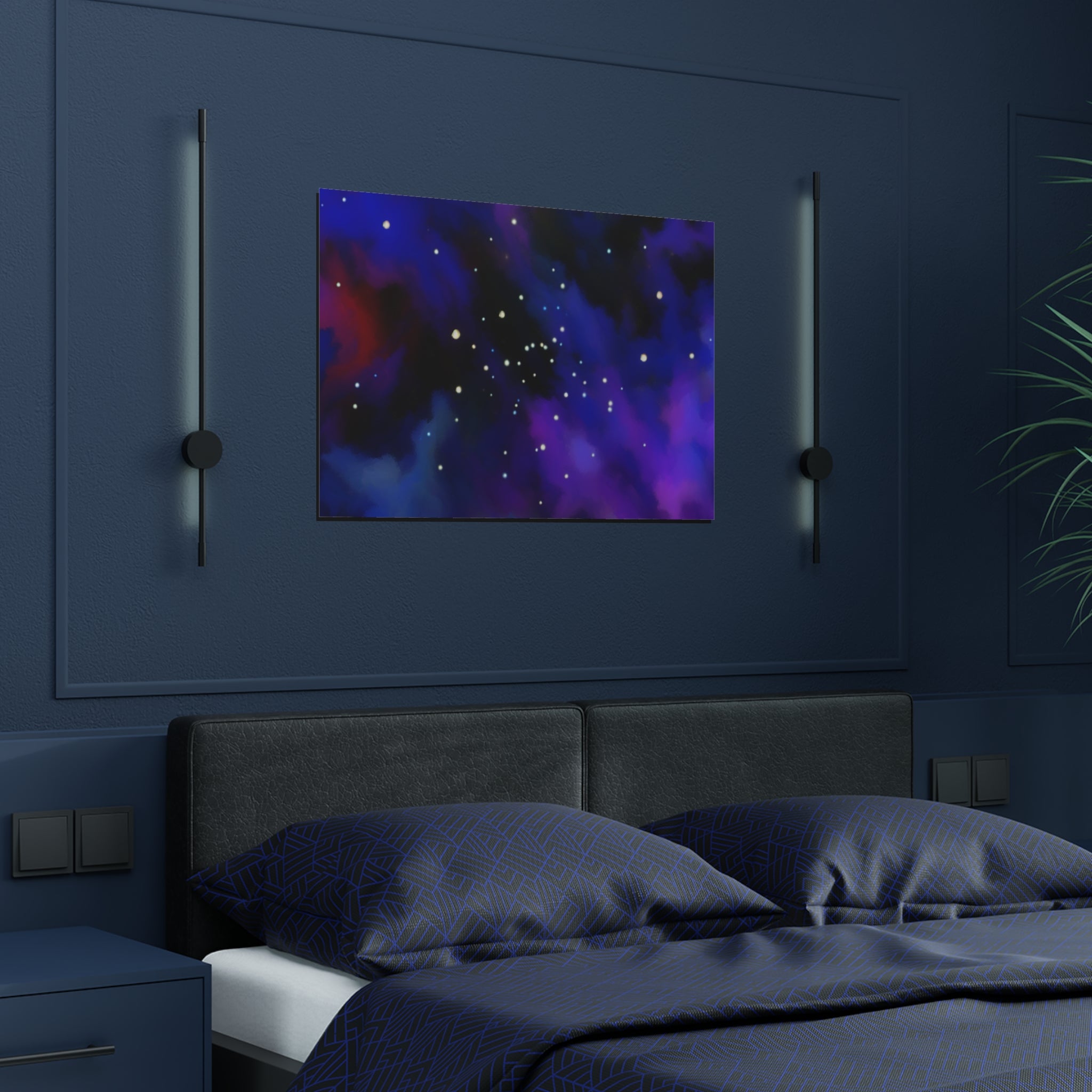 Celestial Whispers and Dreams | Satin Print