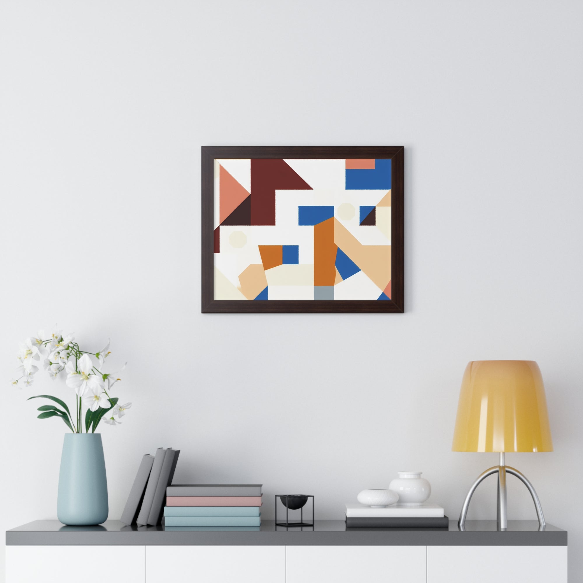 Rhythmic Fragments of Color | Framed Print