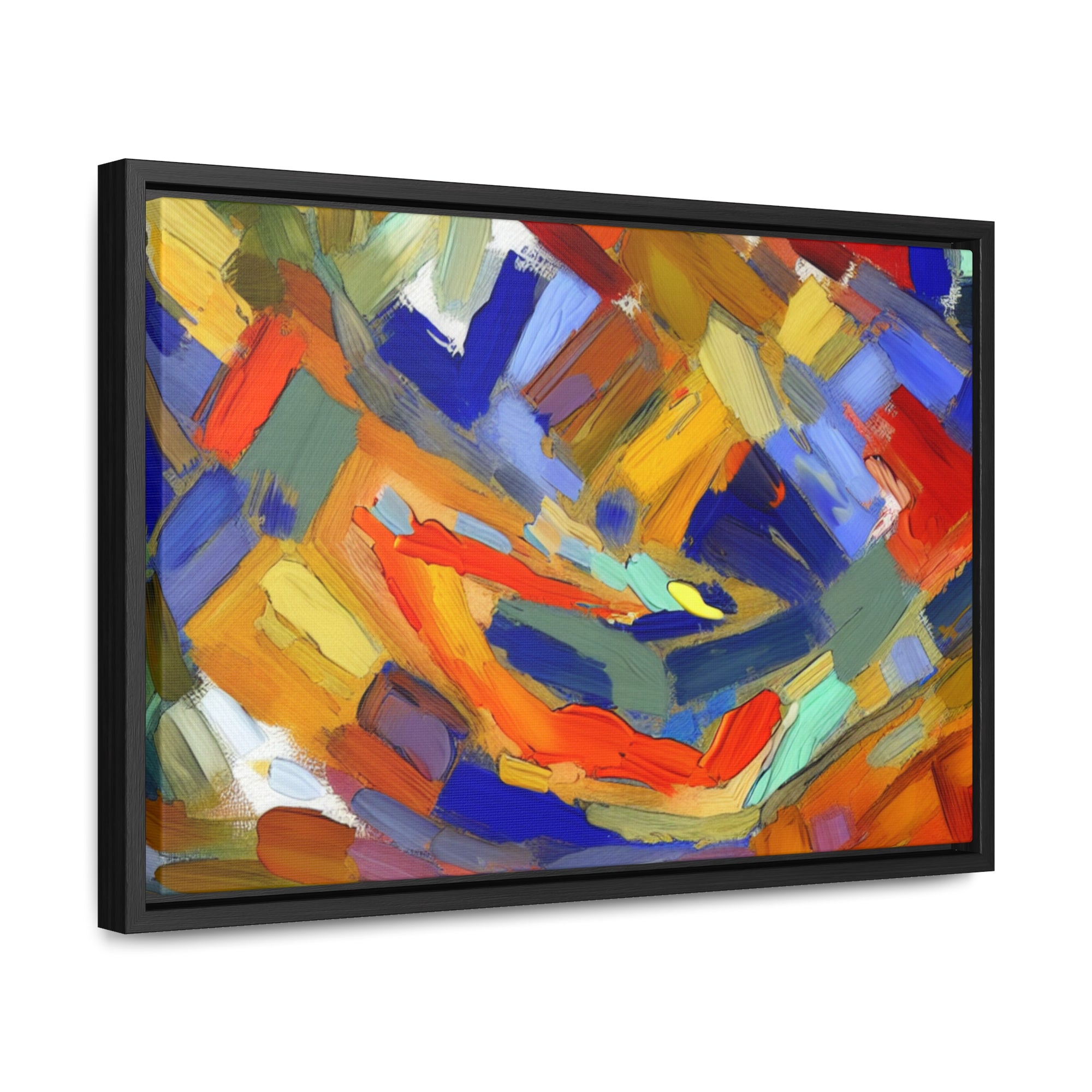 Kaleidoscopic Whirlwind | Framed Canvas