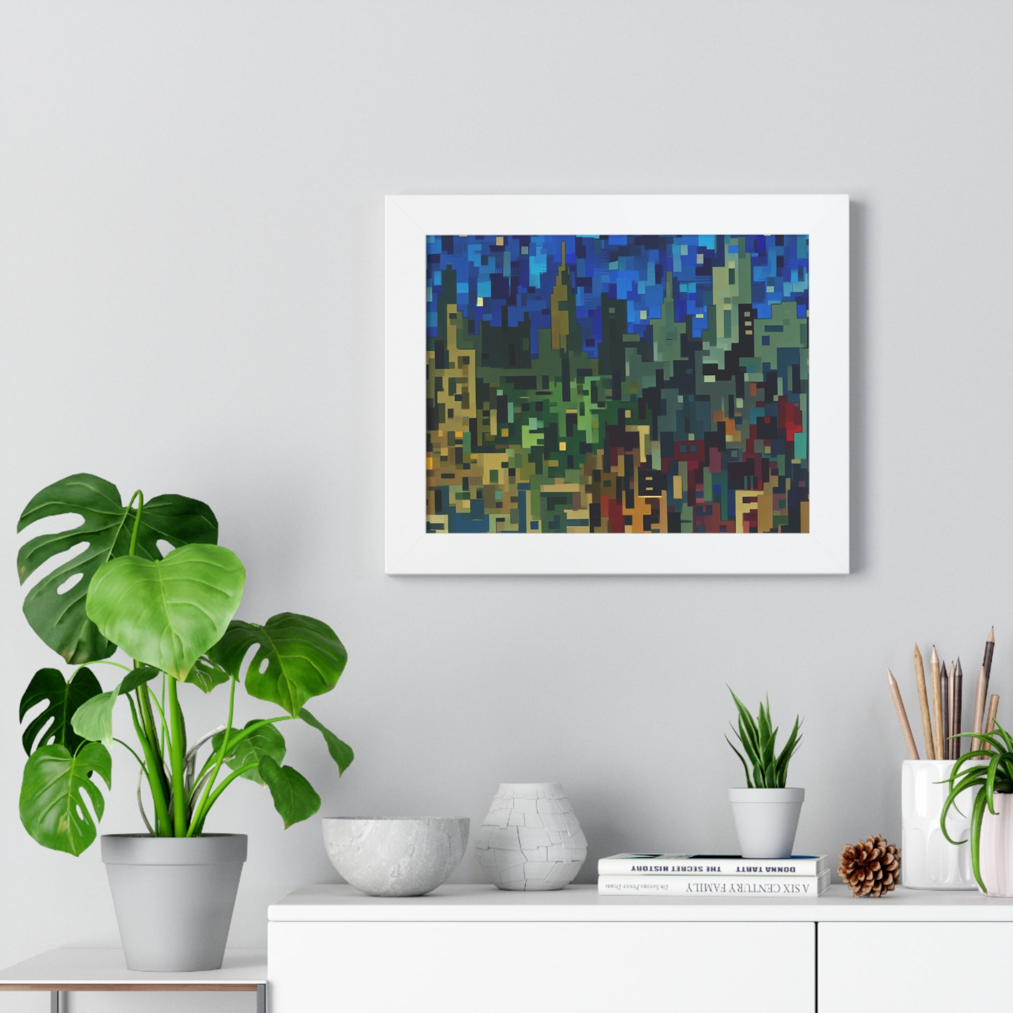 Metalline Urban Reverie | Framed Print