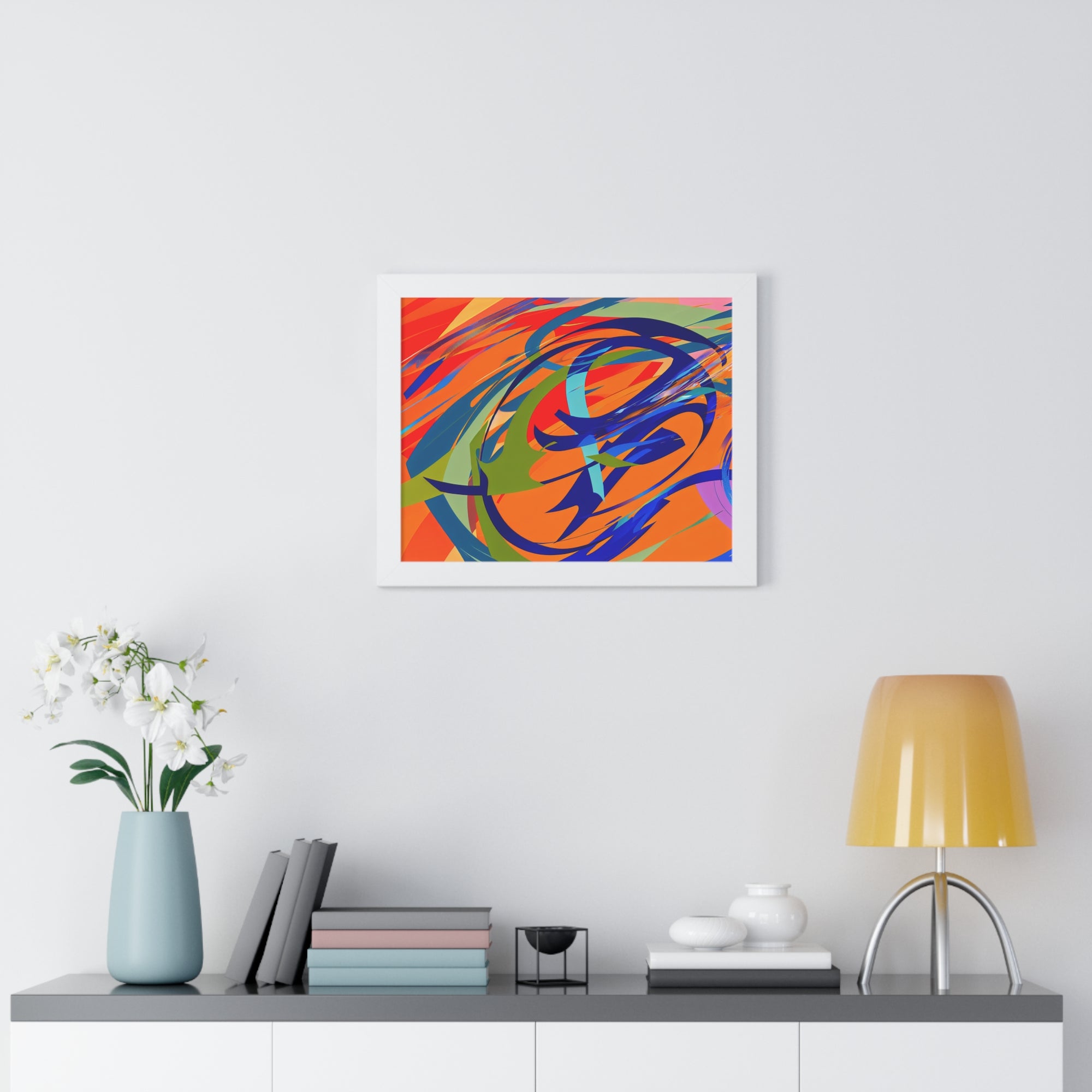 Chromatic Reverie and Motion | Framed Print