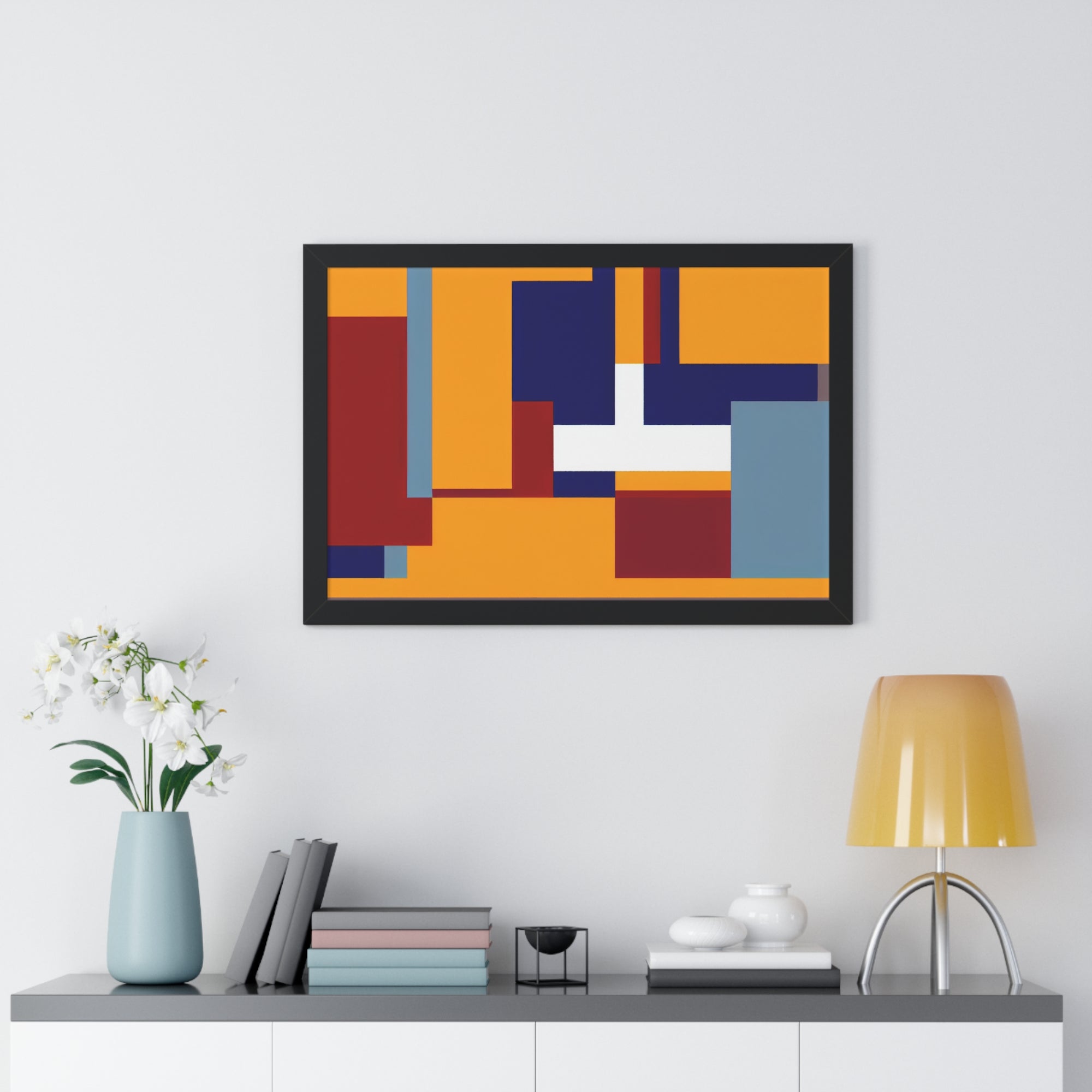 Harmony in Geometry | Framed Print