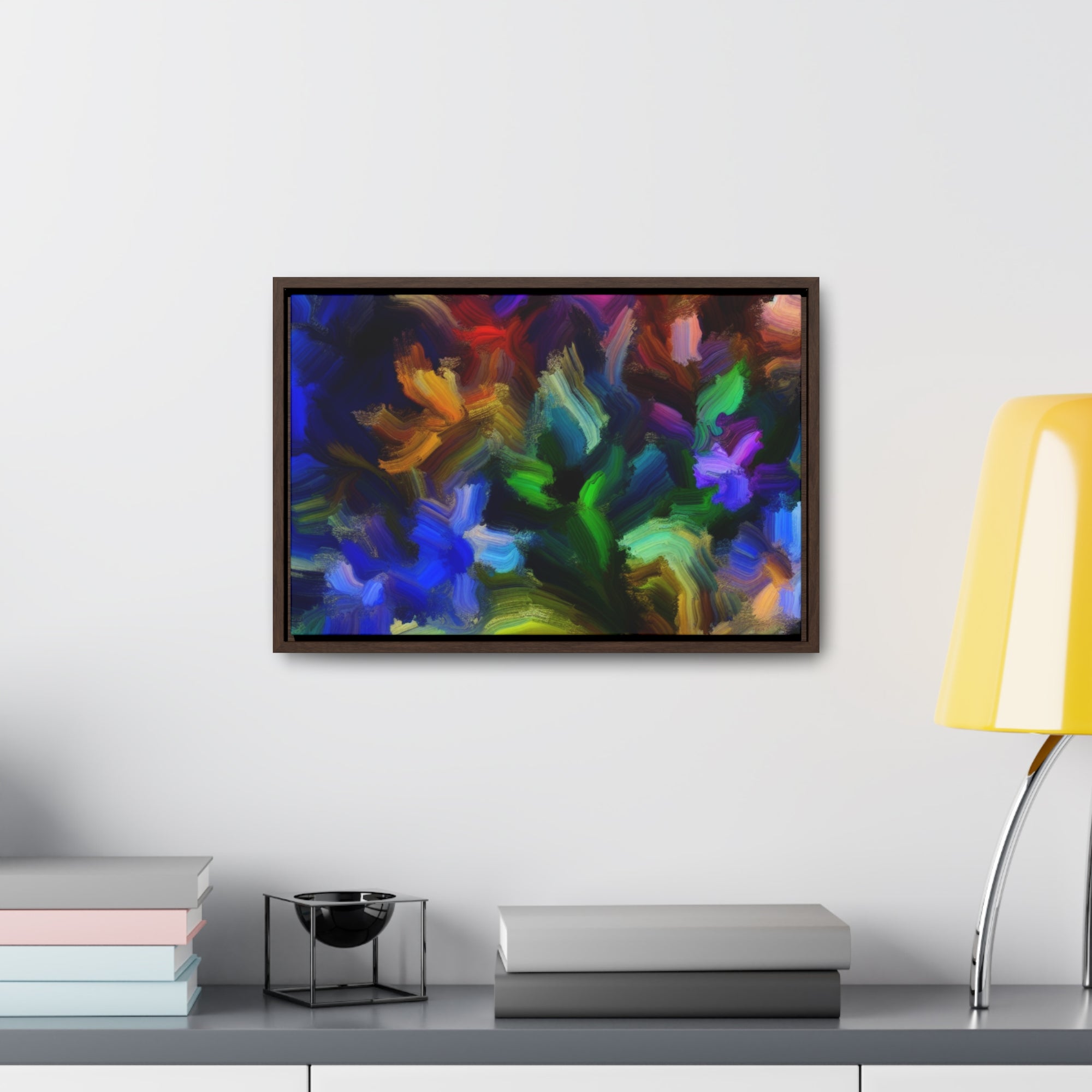 Vibrant Whispers of Flora | Framed Canvas