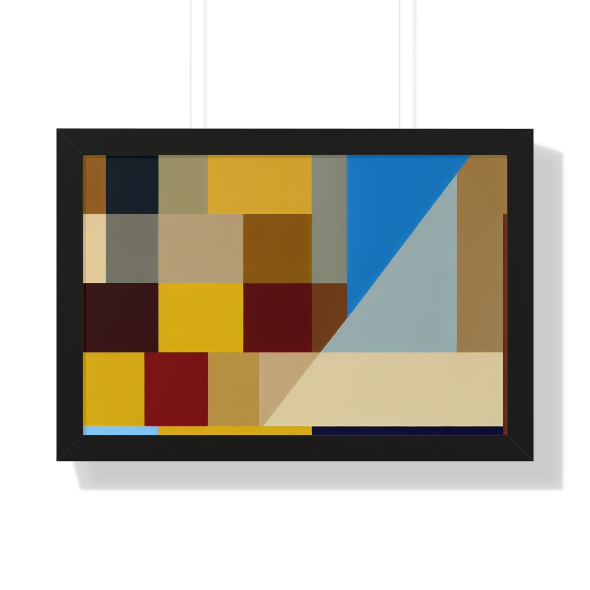 Colorful Geometric Symphony | Framed Print