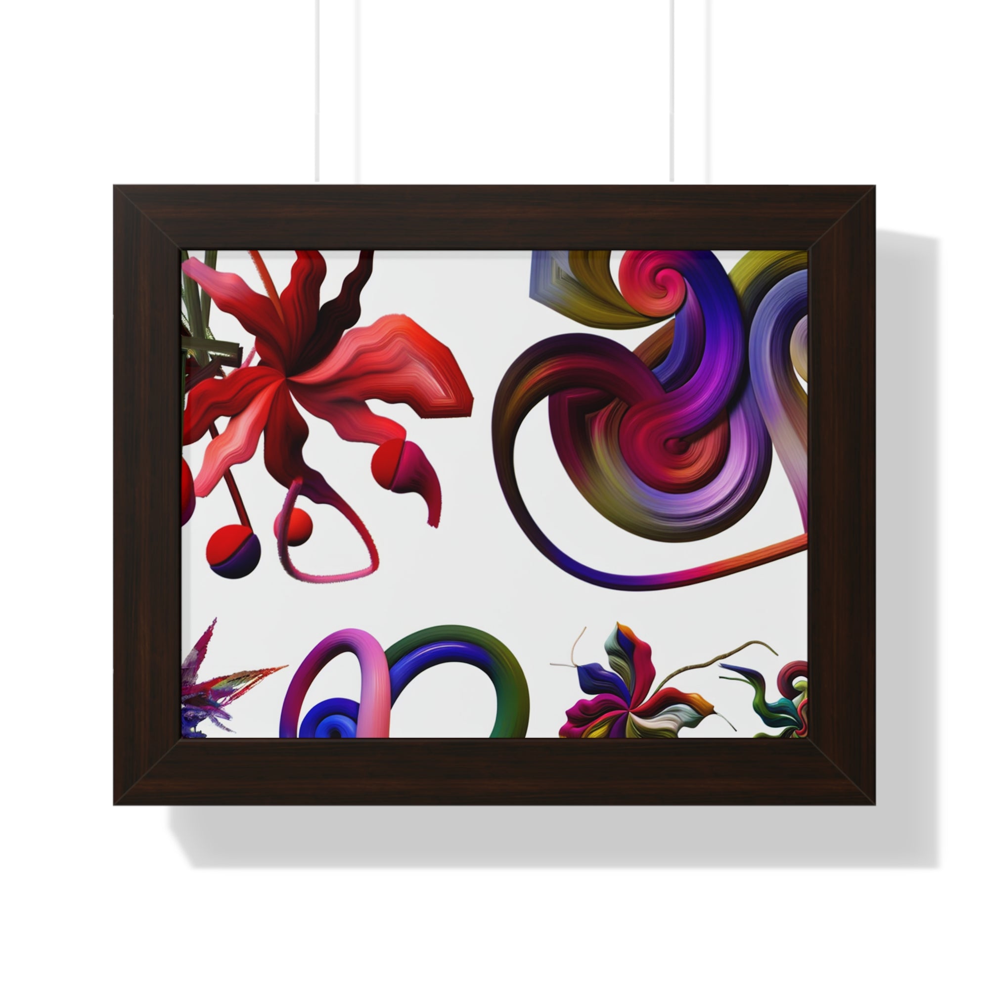 Botanical Whirl and Bloom | Framed Print