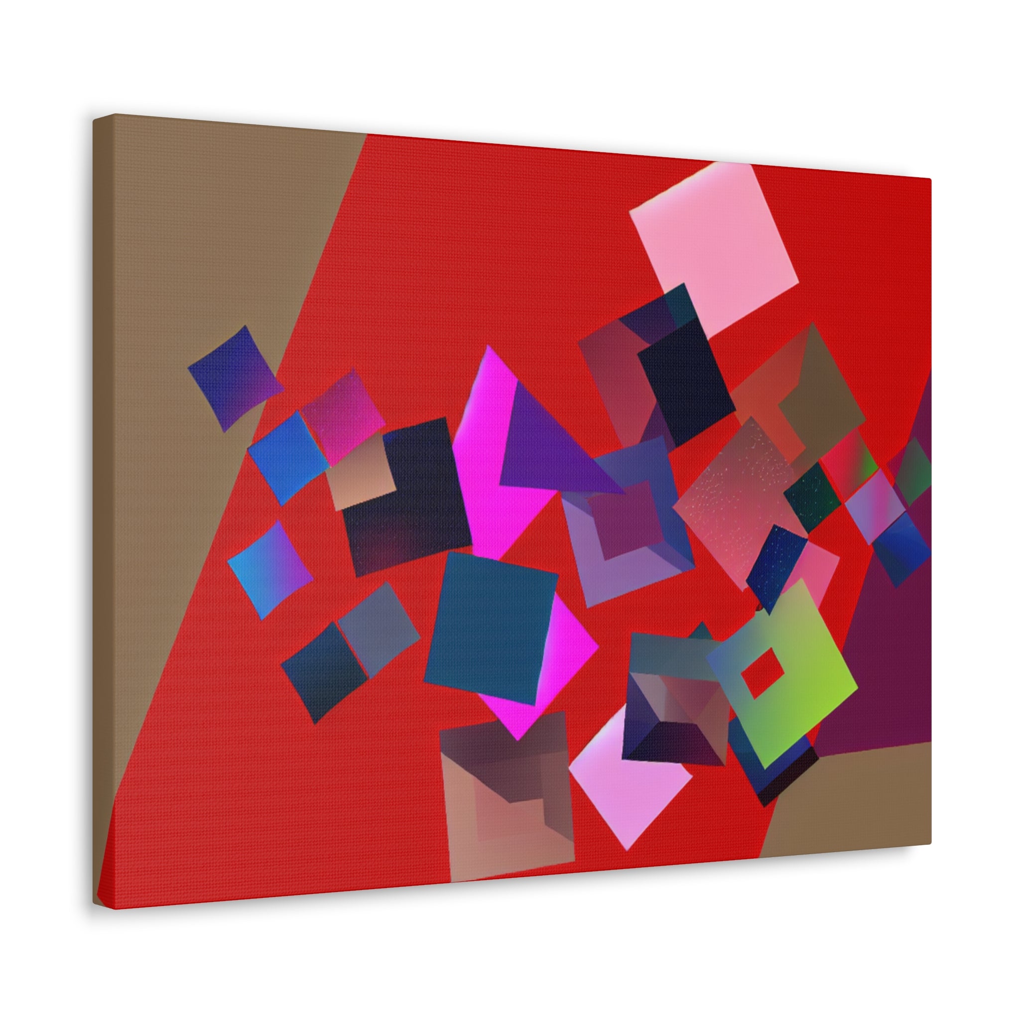 Vibrant Square Serenade | Canvas