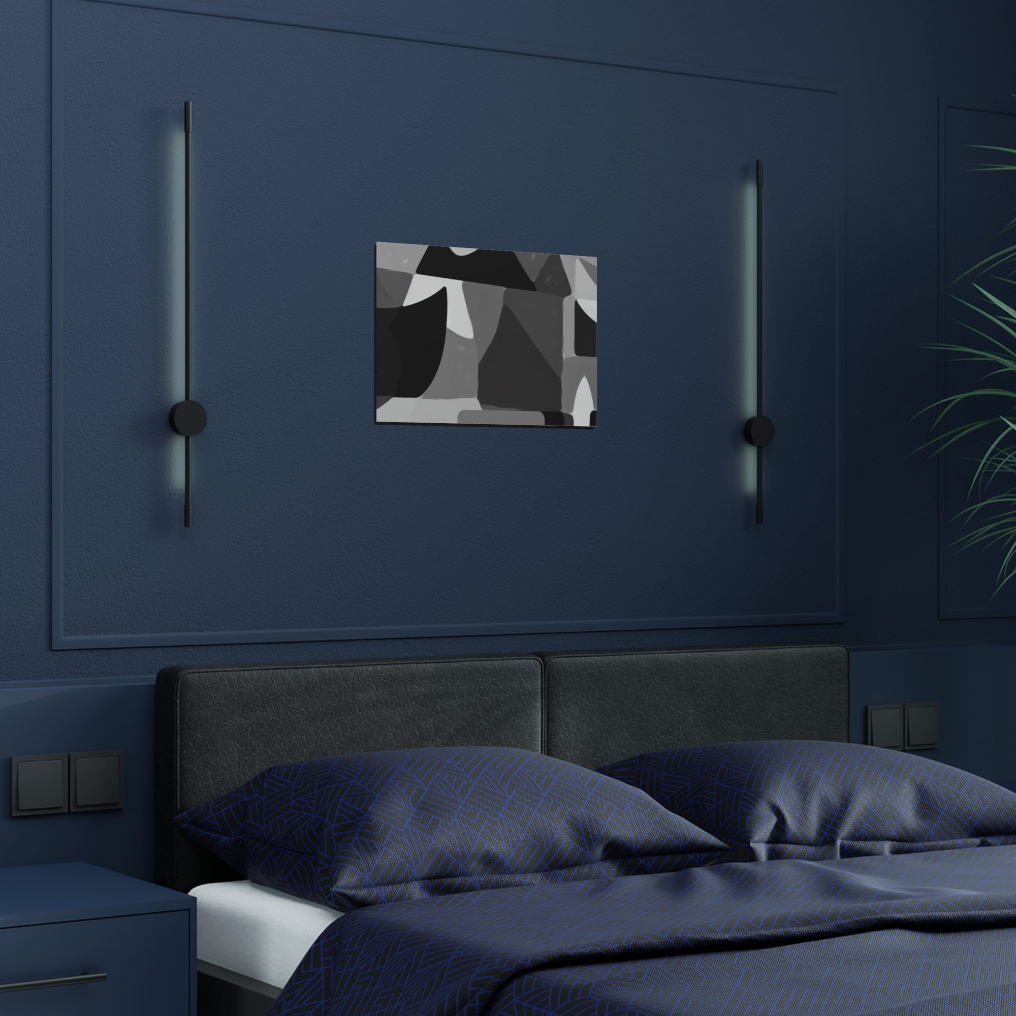 Shadows and Silhouettes | Satin Print