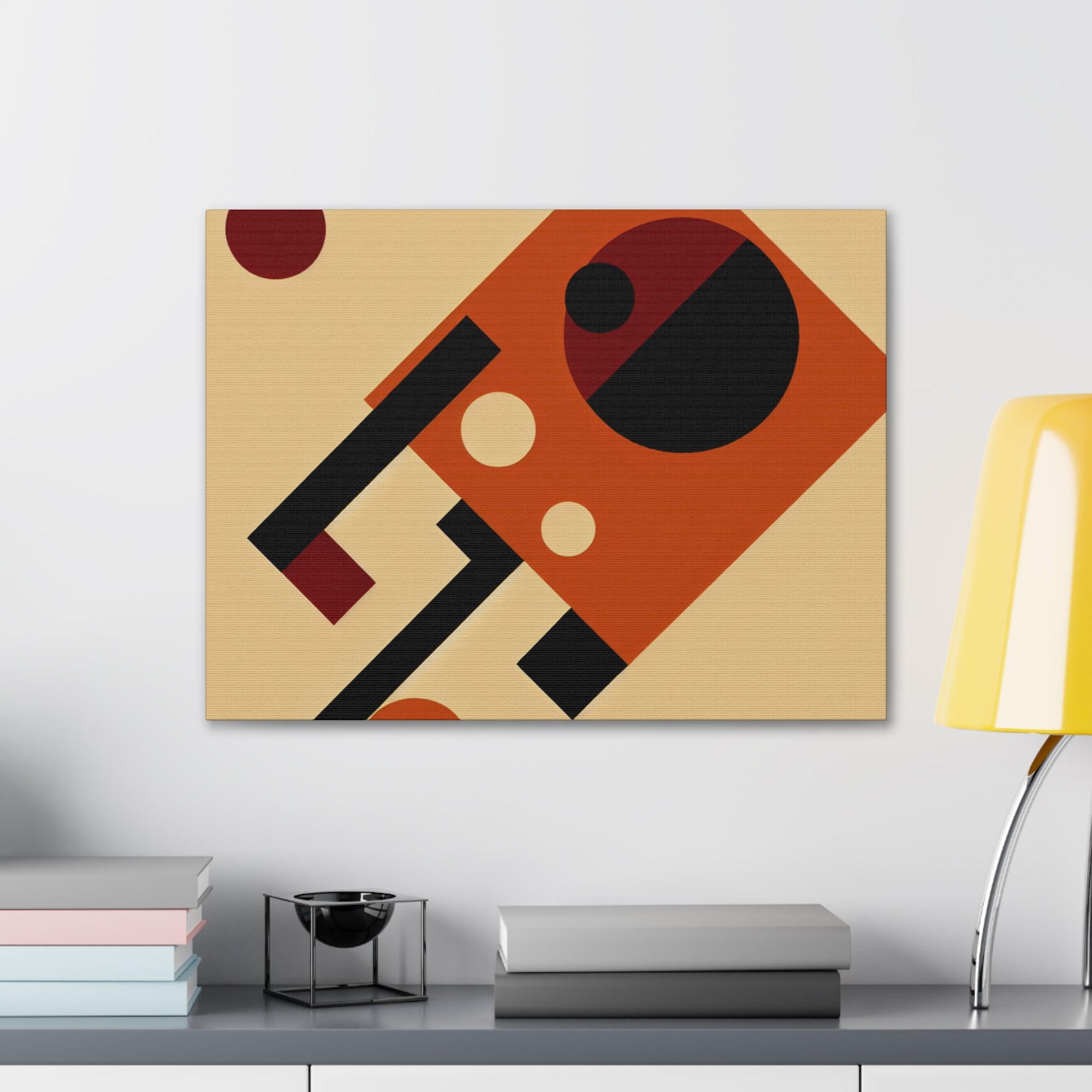 Fiery Harmony of Shapes | Canvas