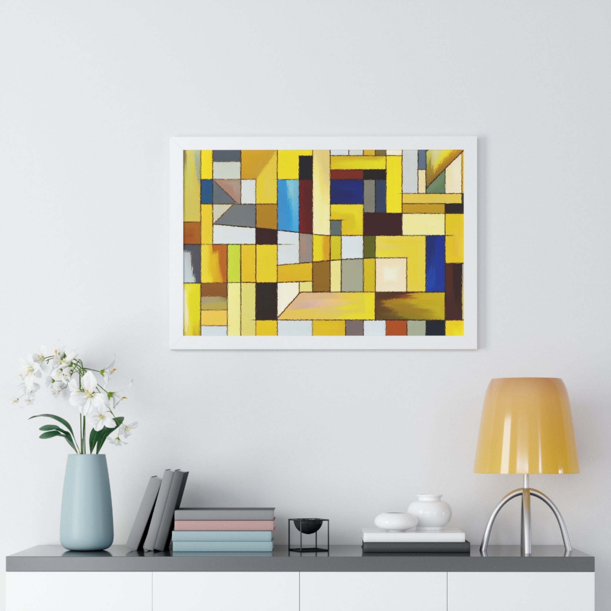 Chromatic Fragments and Light | Framed Print