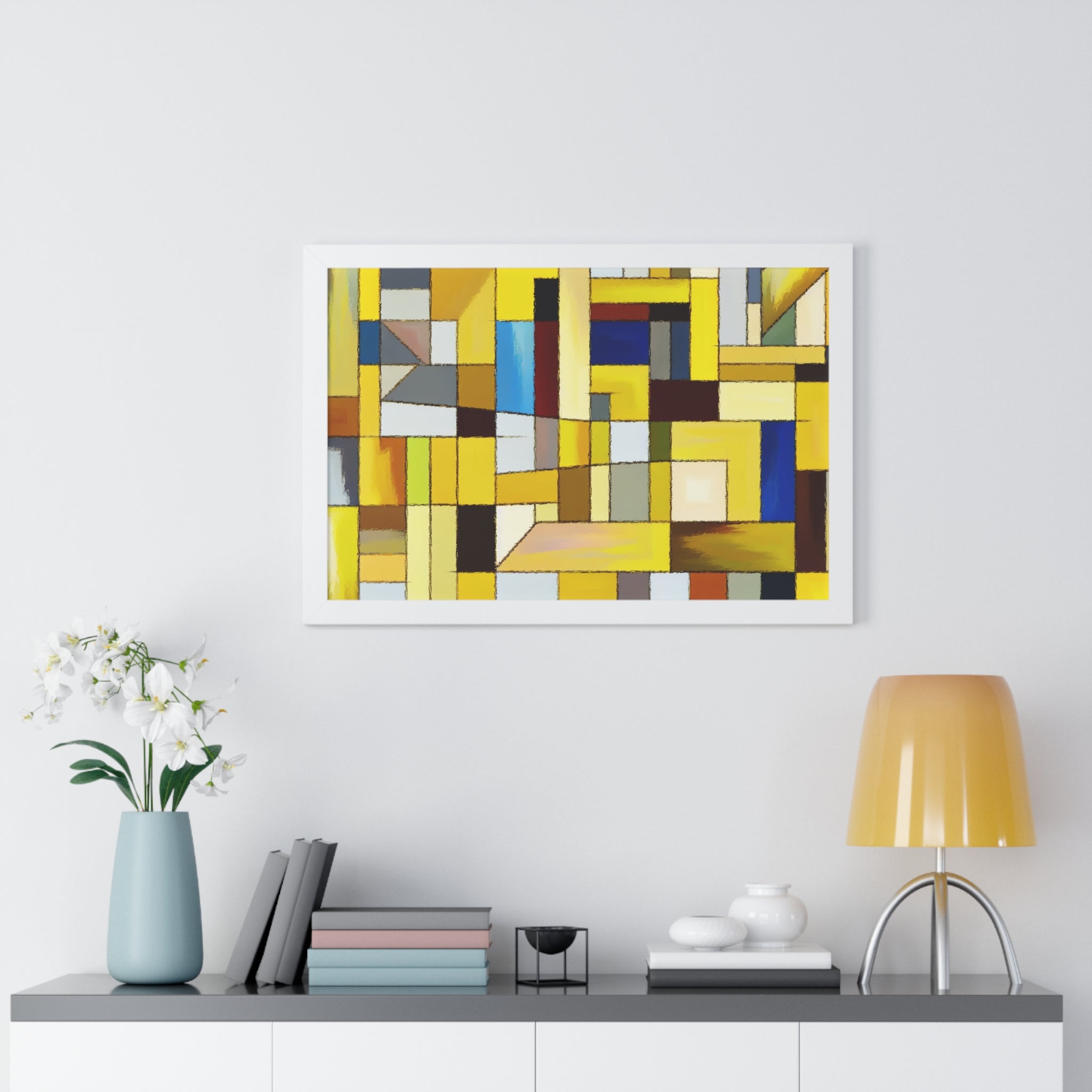 Chromatic Fragments and Light | Framed Print