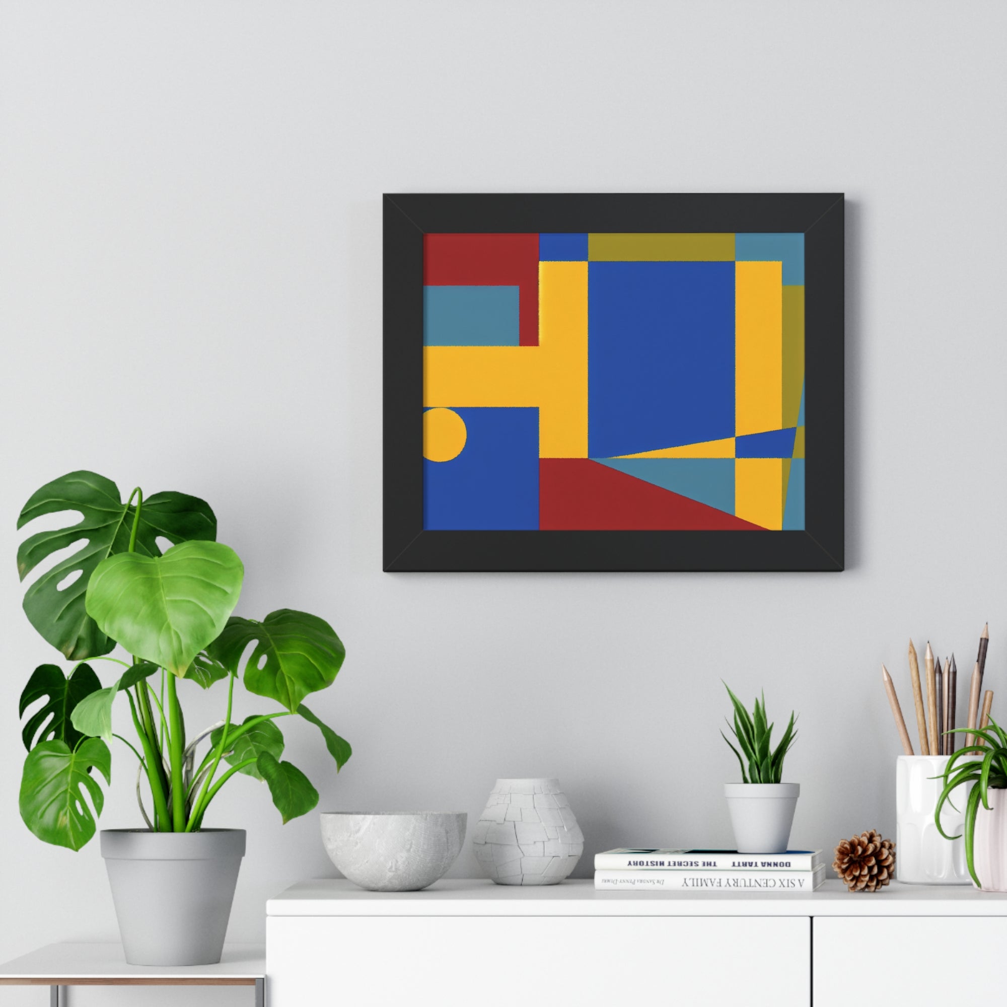 Chromatic Harmony and Motion | Framed Print