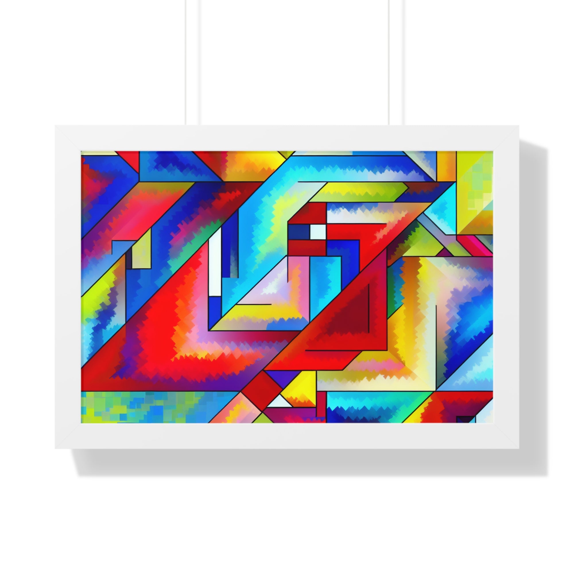 Energetic Harmony in Shapes | Framed Print