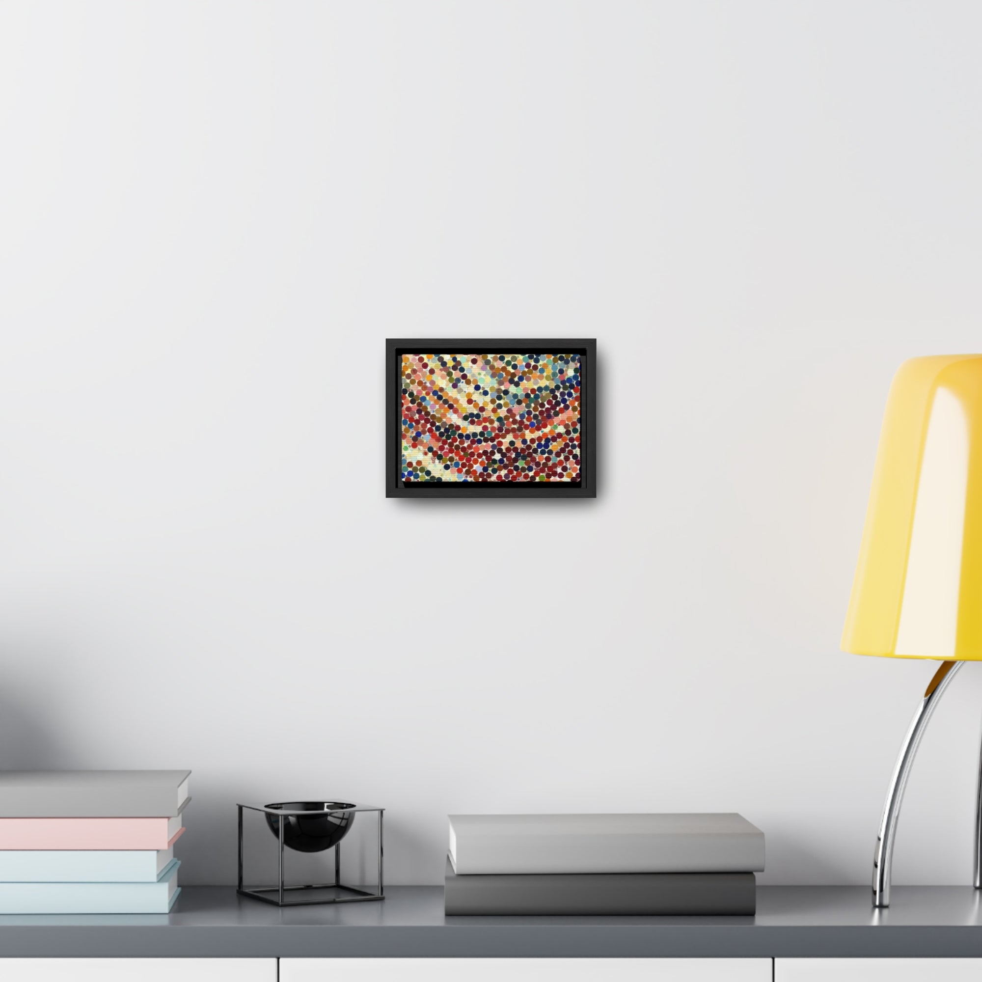 Waves of Colorful Whispers | Framed Canvas