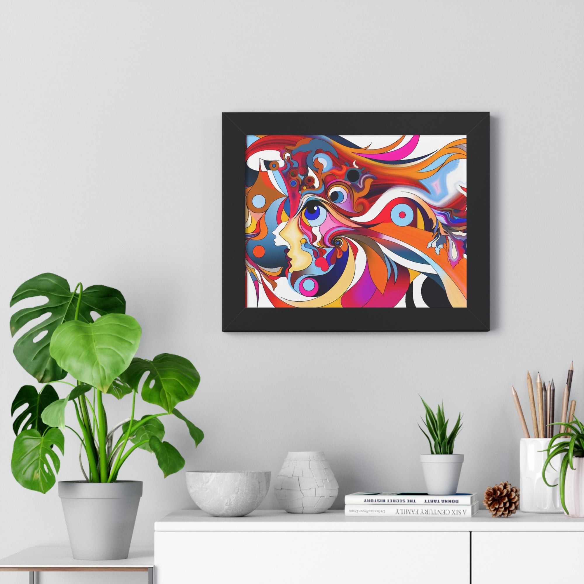 Chroma Dreamscape Fusion | Framed Print