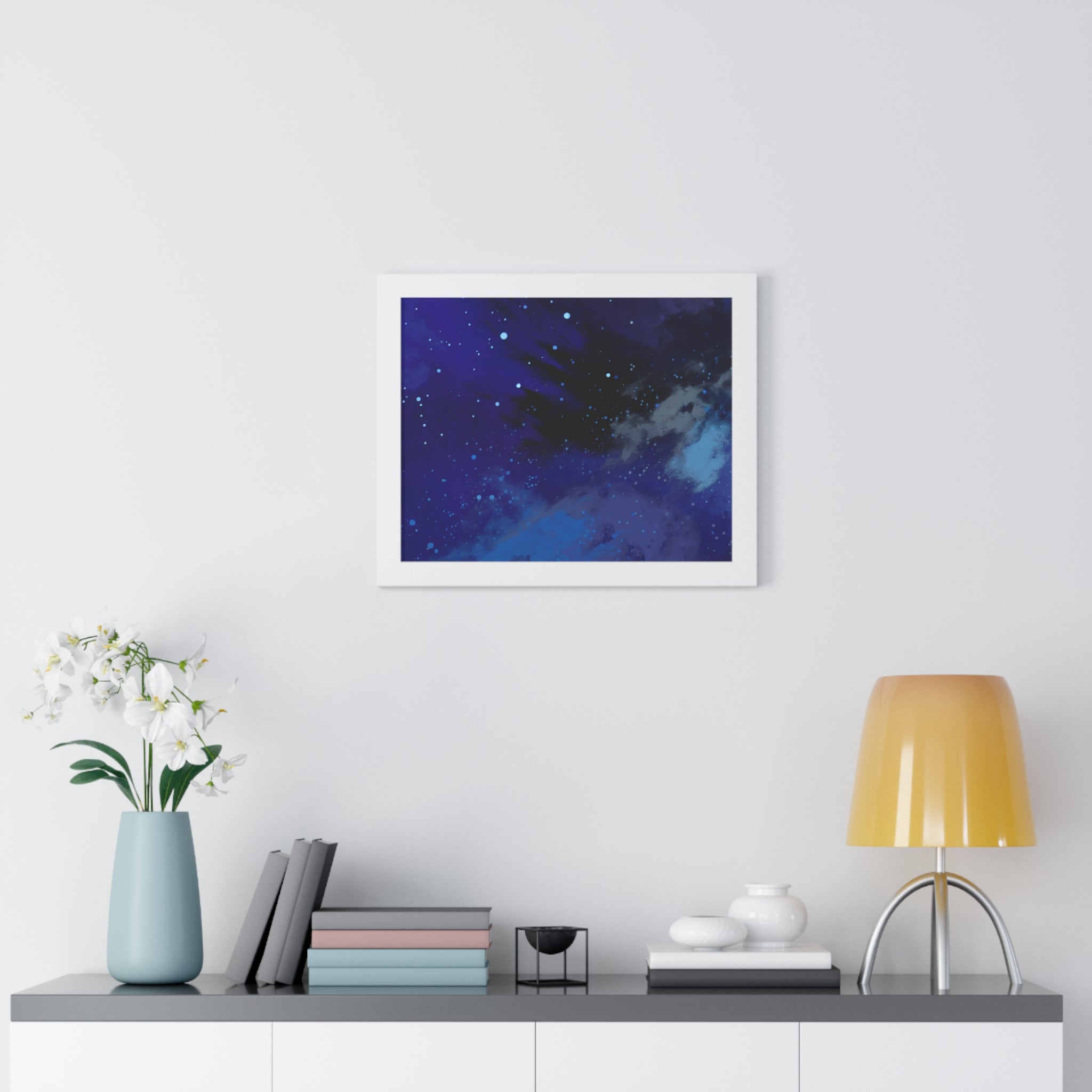 Ethereal Celestial Whirlwind | Framed Print