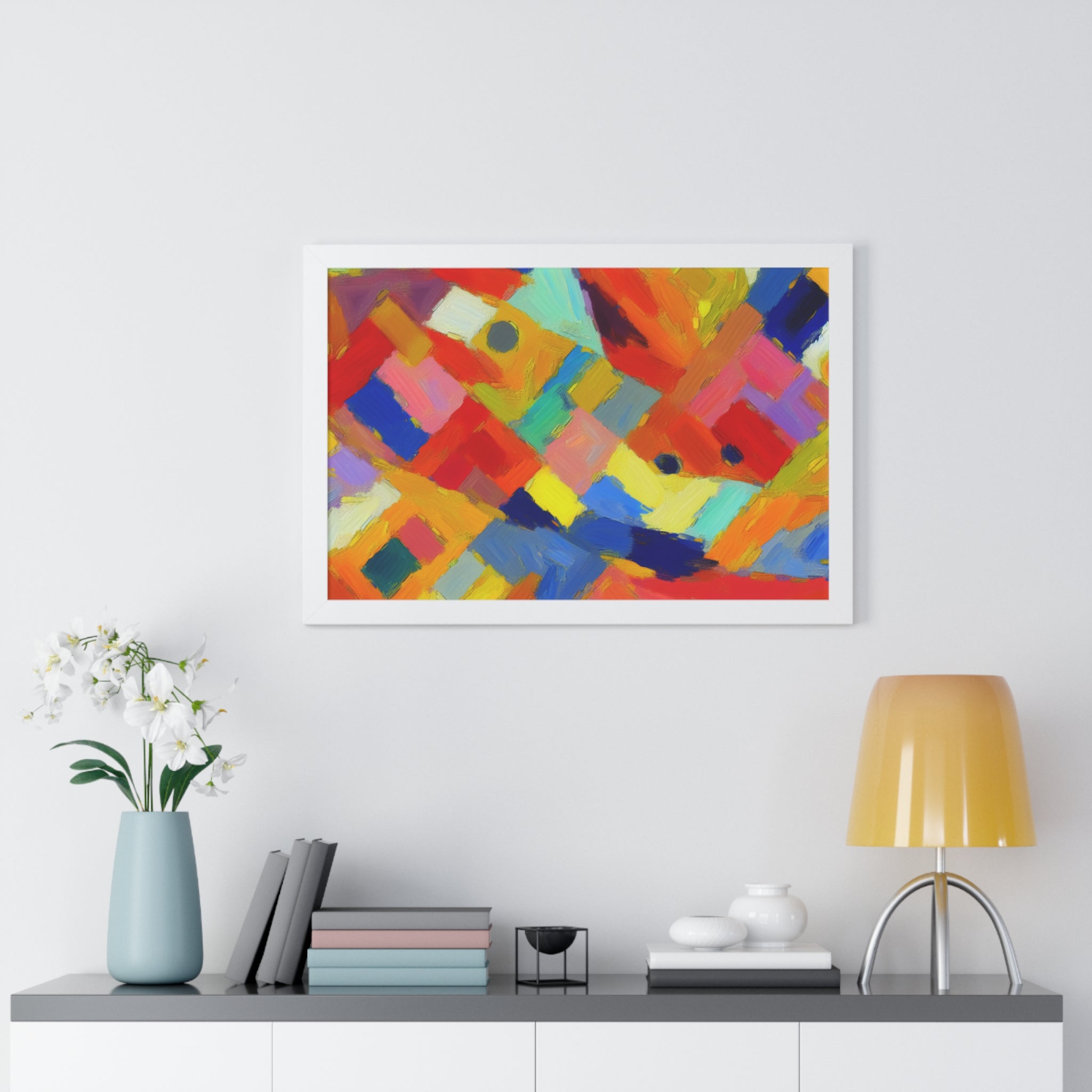 Dynamic Harmony in Color | Framed Print