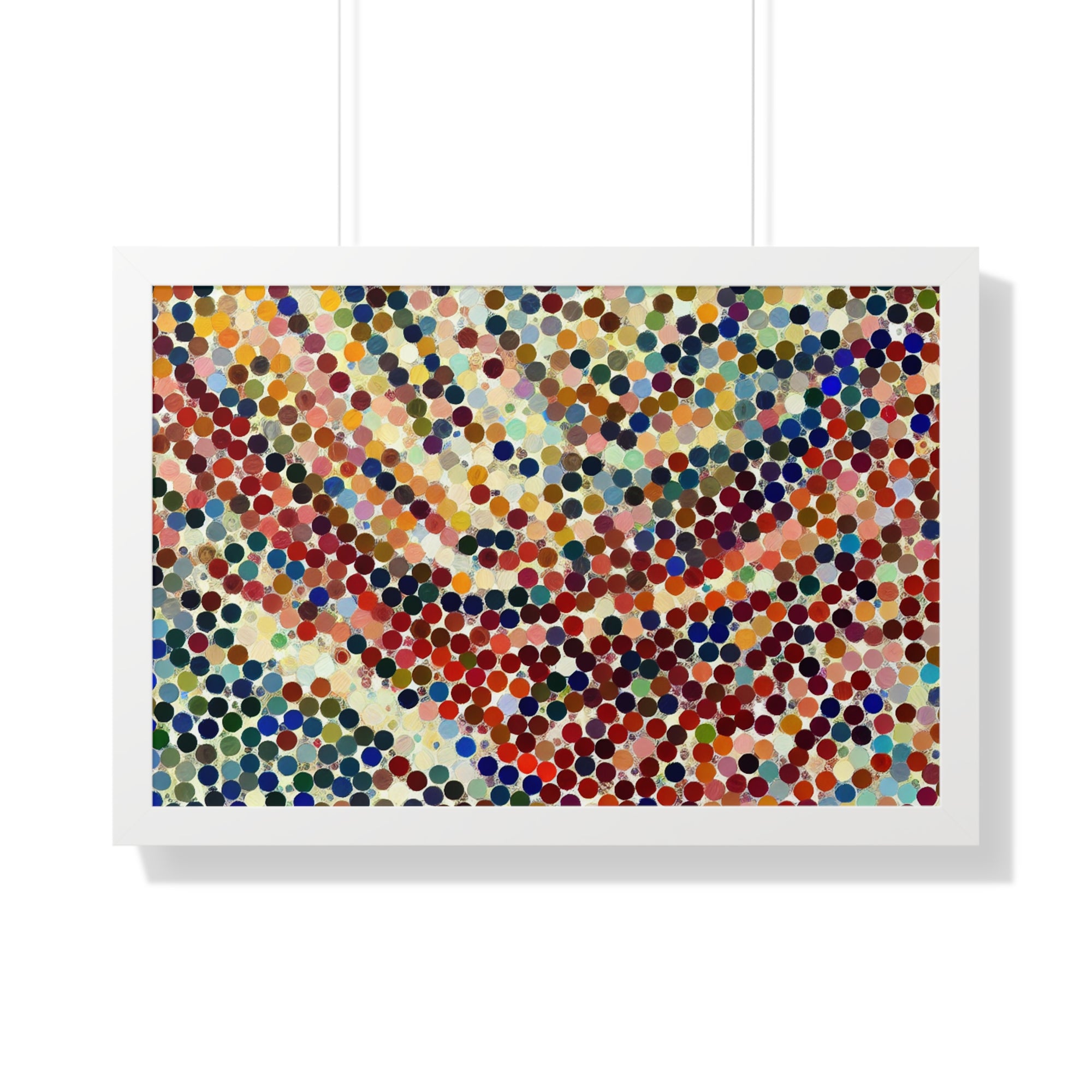 Waves of Colorful Whispers | Framed Print