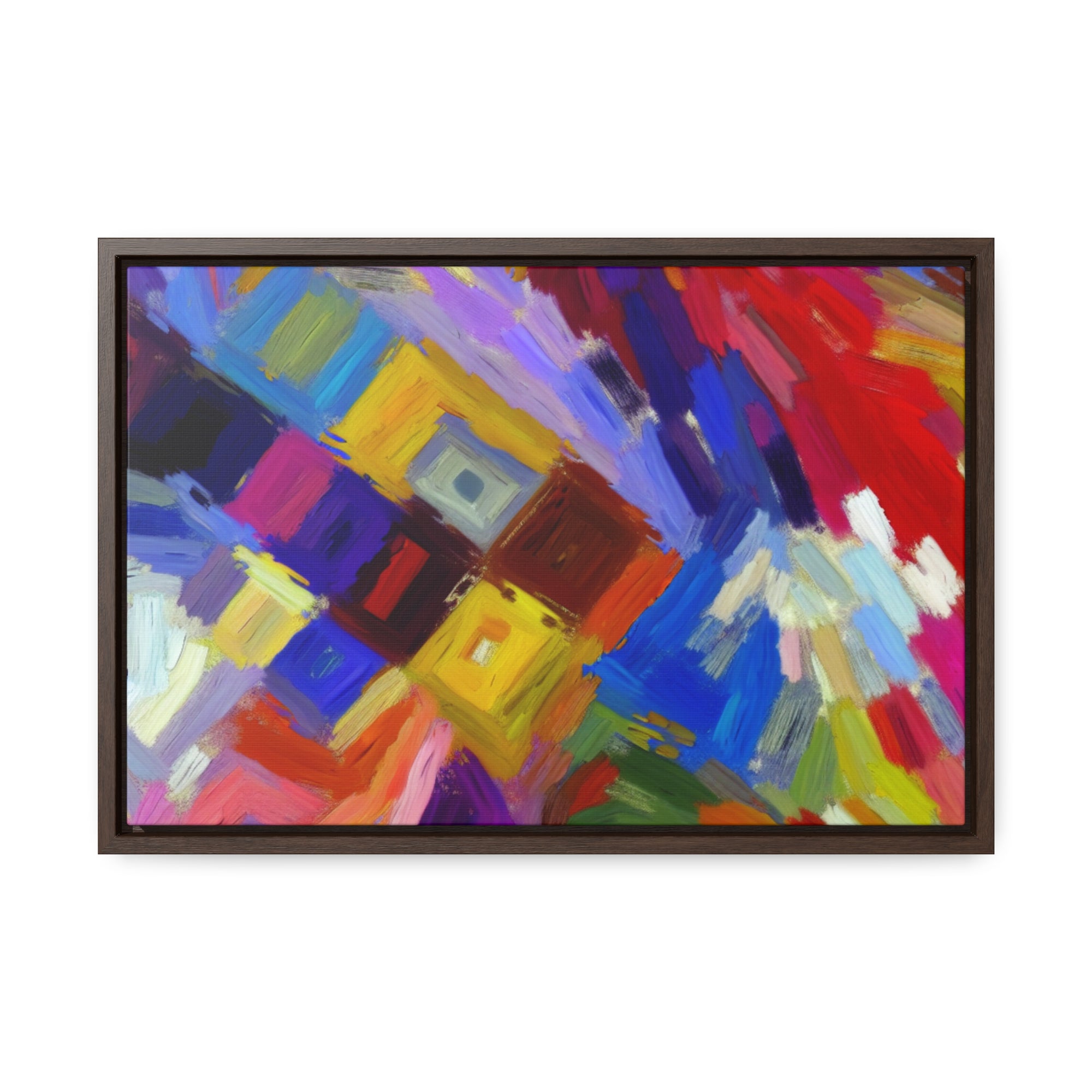 Chromatic Serenade | Framed Canvas